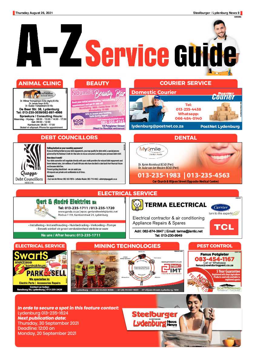 Steelburger News 26 August 2021 page 9