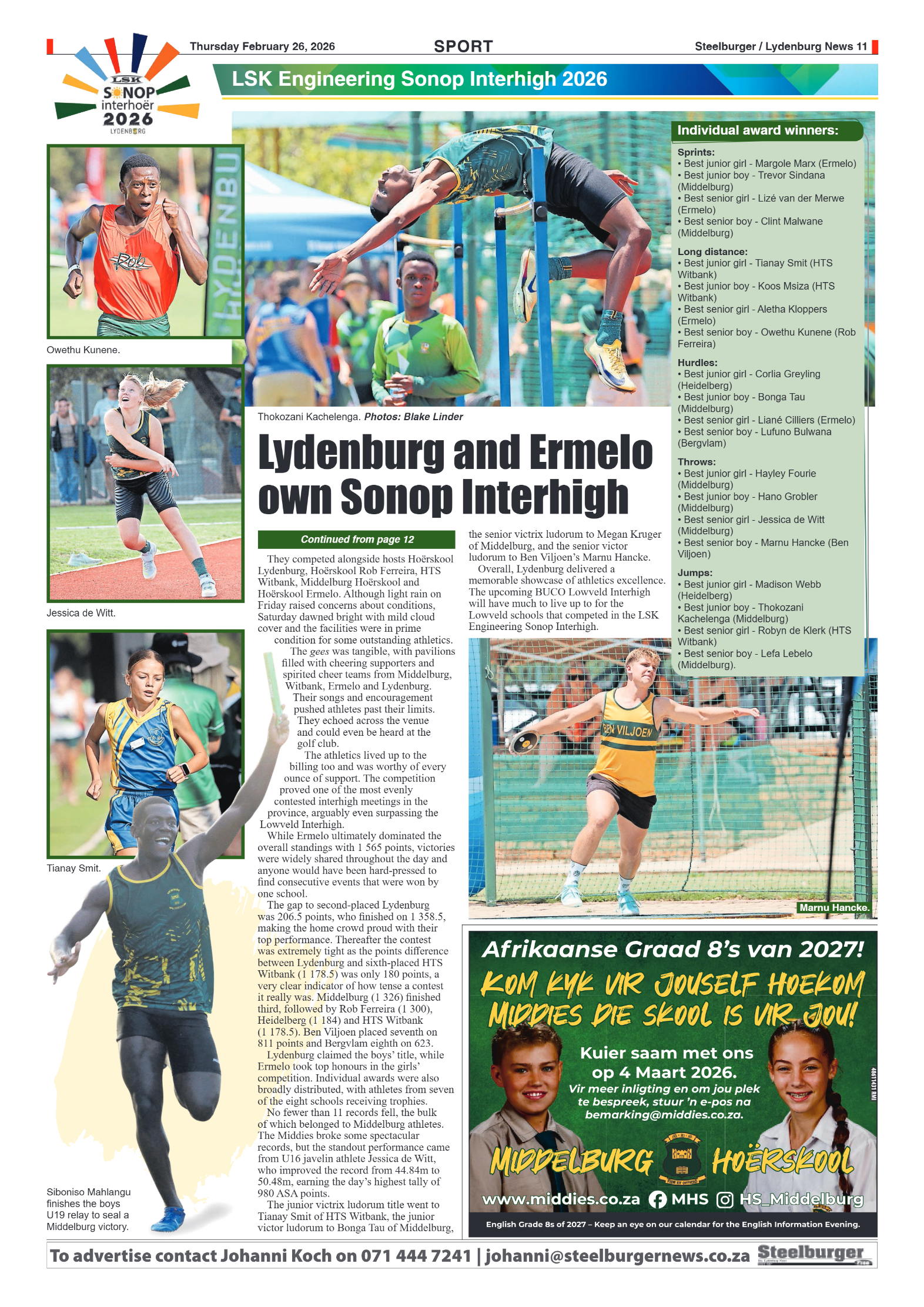 Steelburger News 26 February 2026 page 11