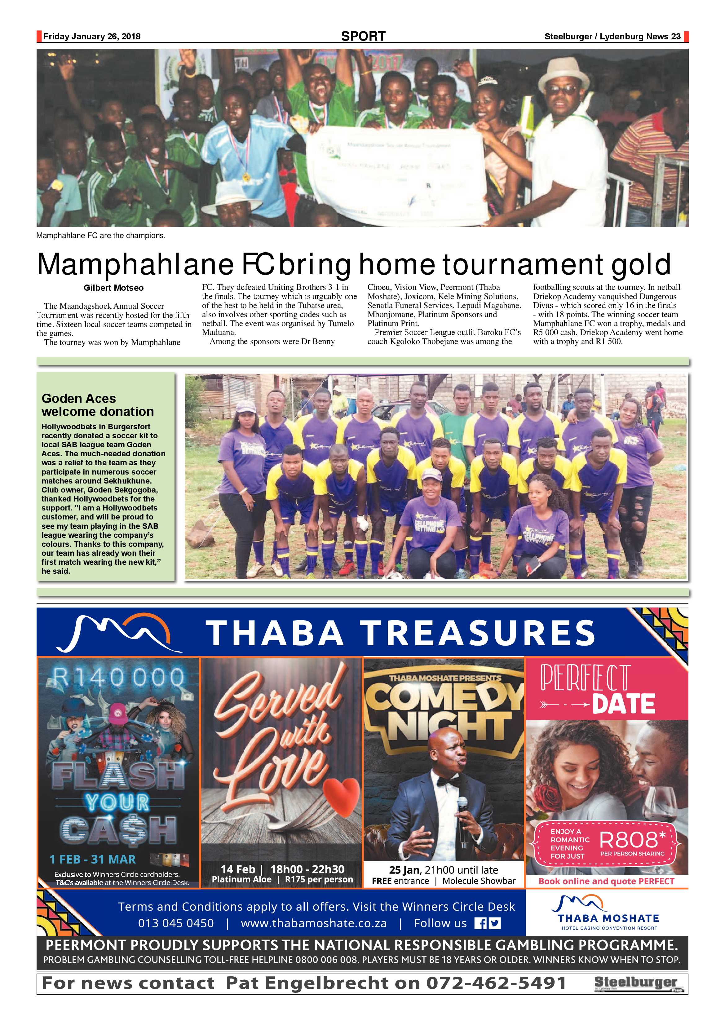 Steelburger News 26 January 2018 page 23