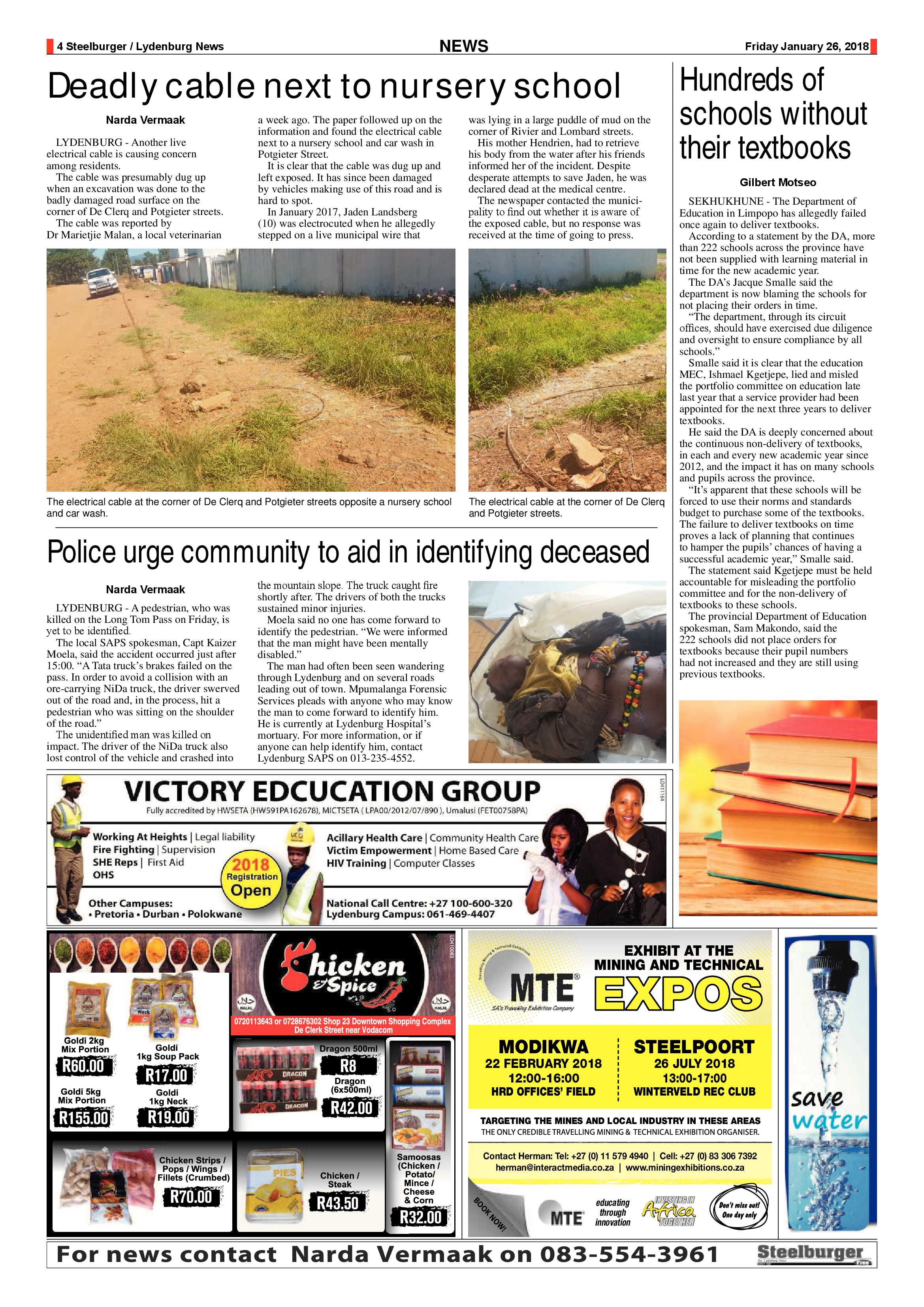 Steelburger News 26 January 2018 page 4