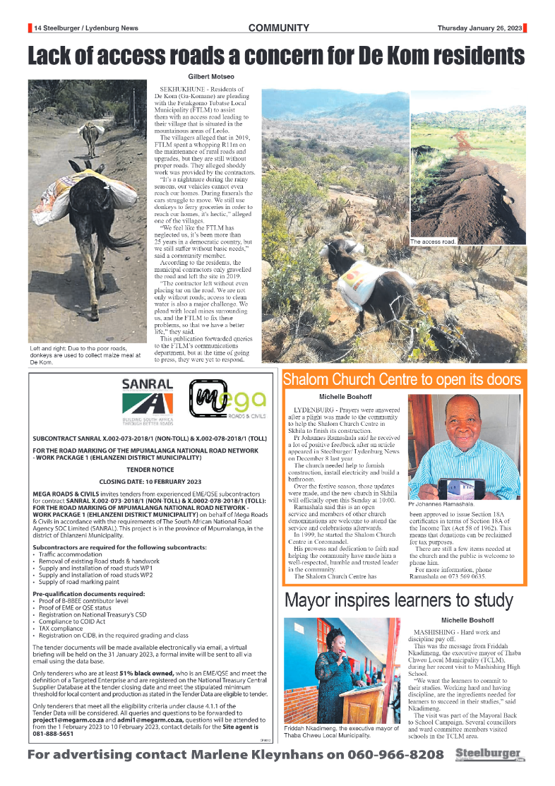 Steelburger News 26 January 2023 page 14