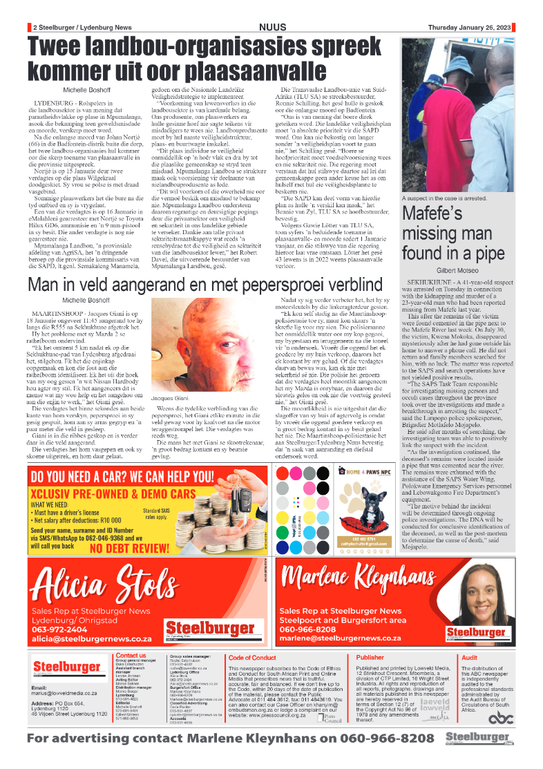 Steelburger News 26 January 2023 page 2