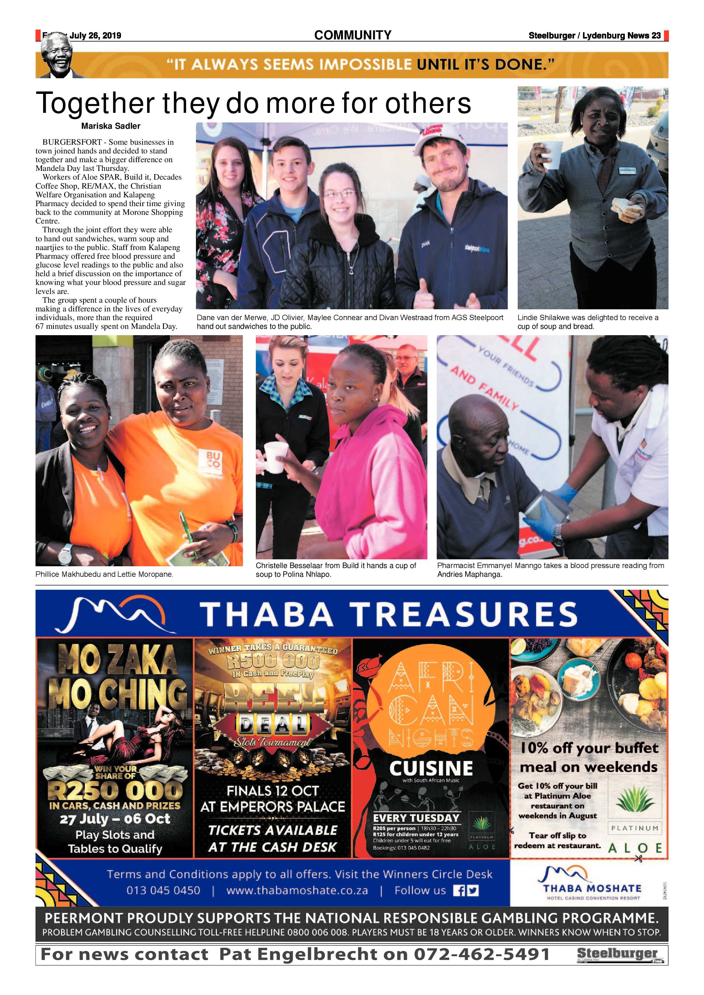 Steelburger News 26 July 2019 page 22