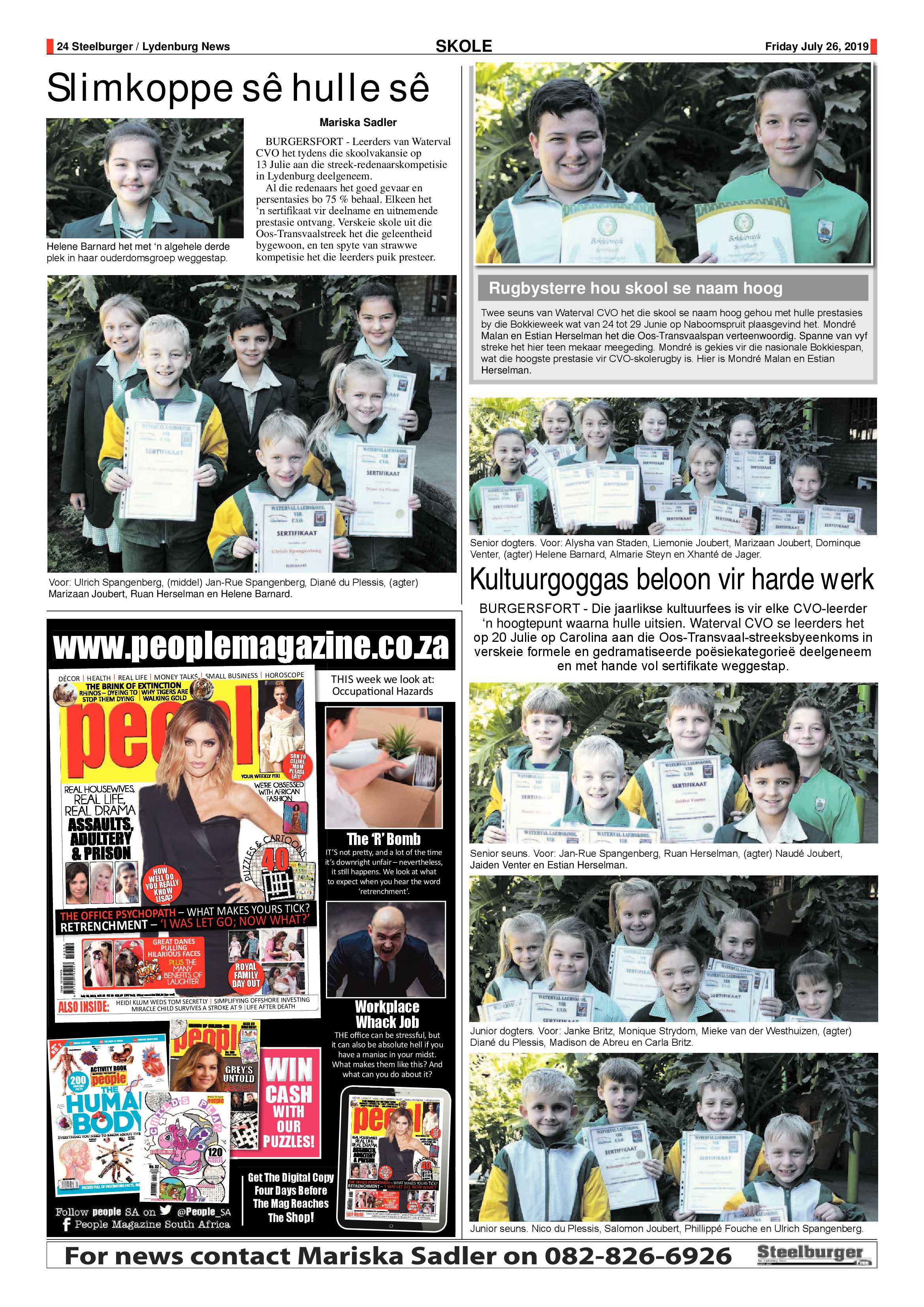 Steelburger News 26 July 2019 page 23