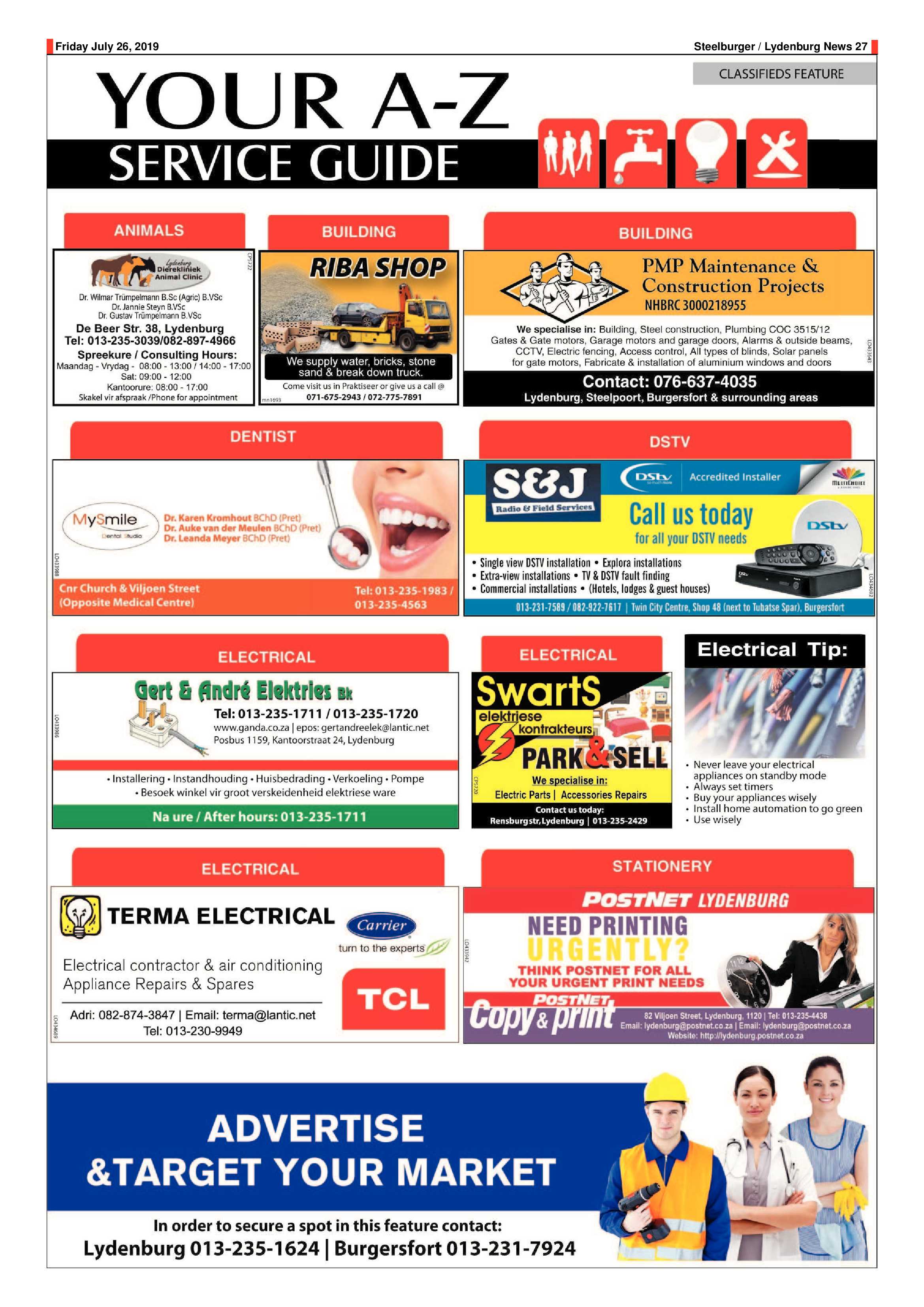 Steelburger News 26 July 2019 page 26