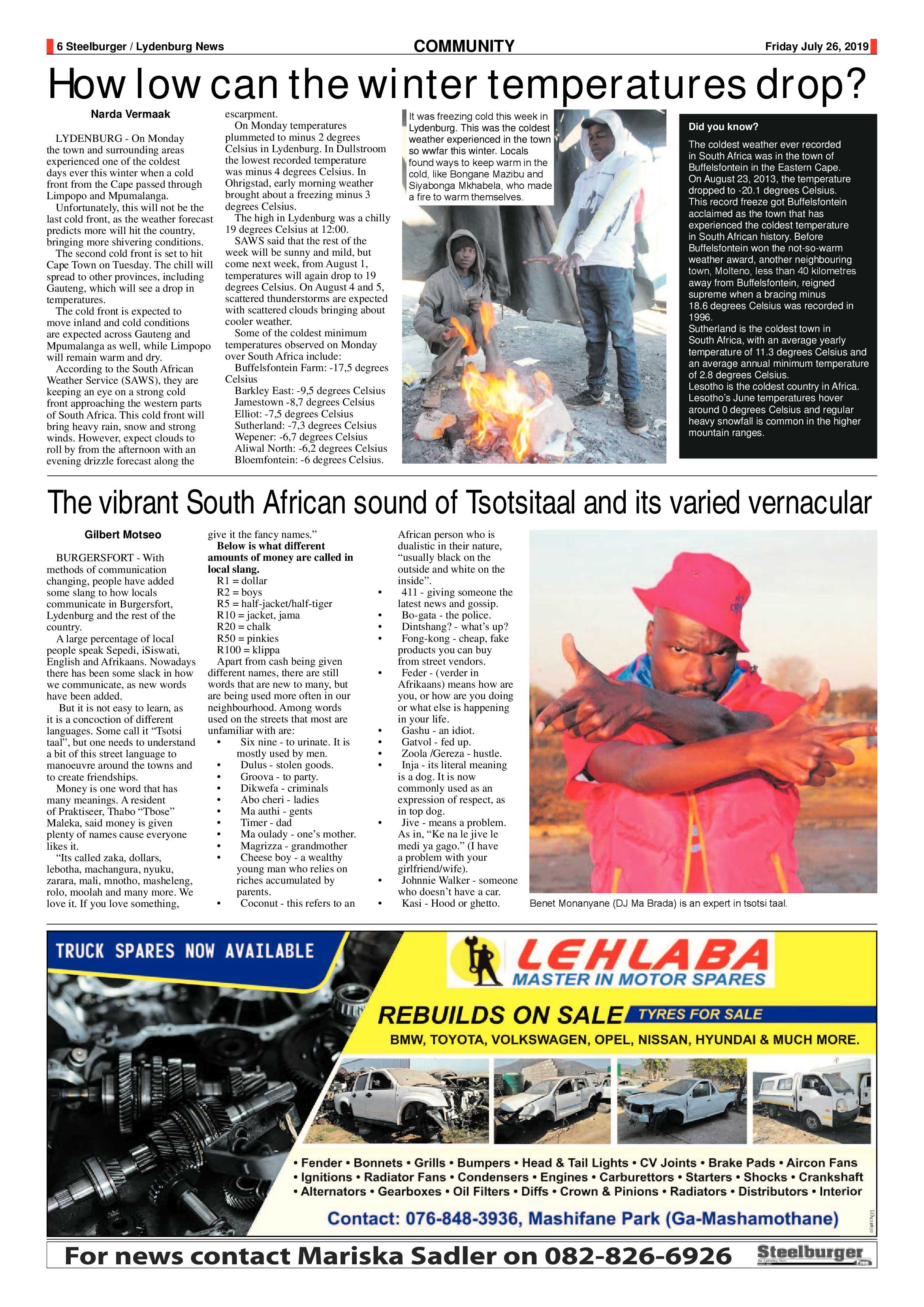Steelburger News 26 July 2019 page 6