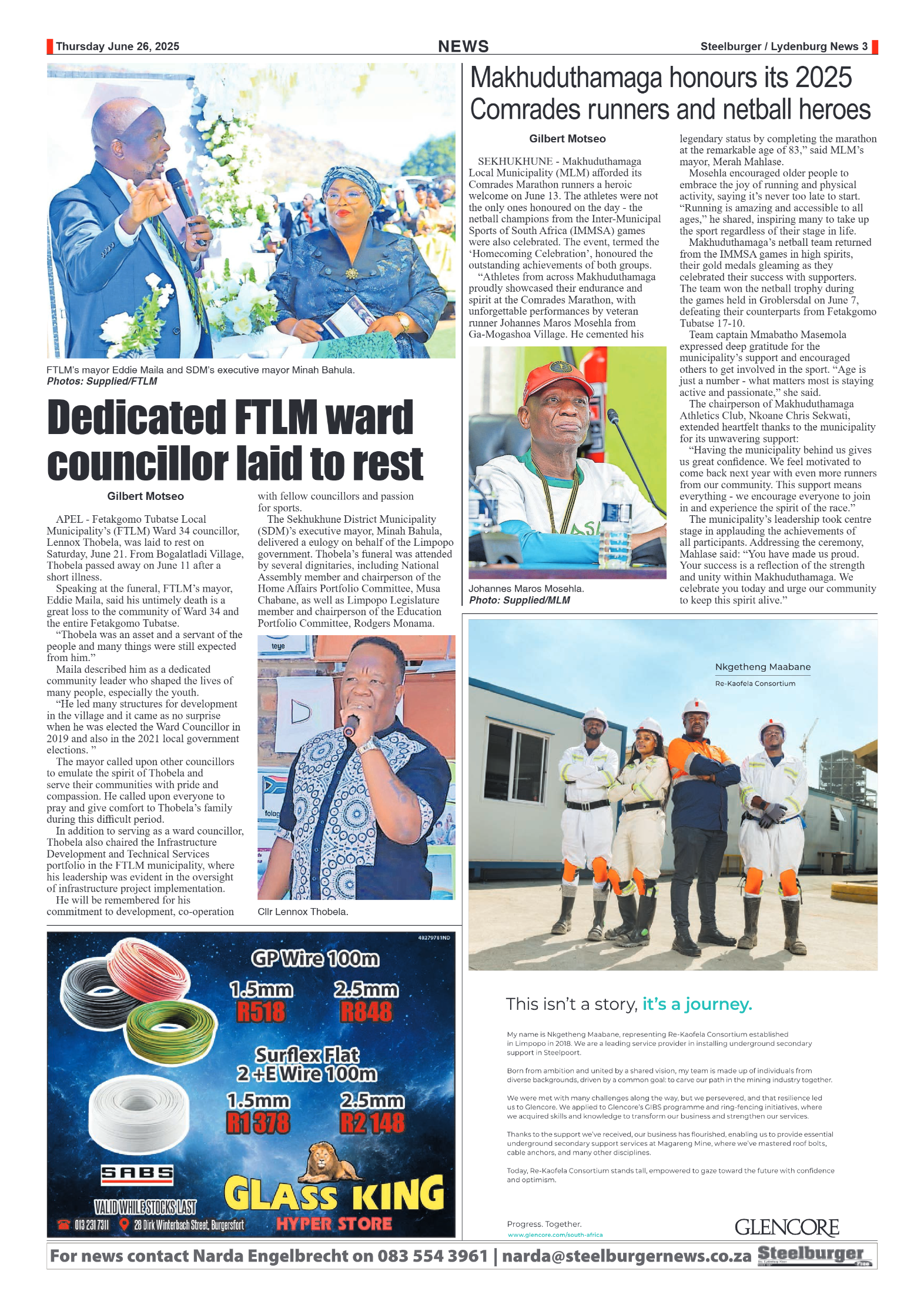 Steelburger News 26 June 2025 page 3