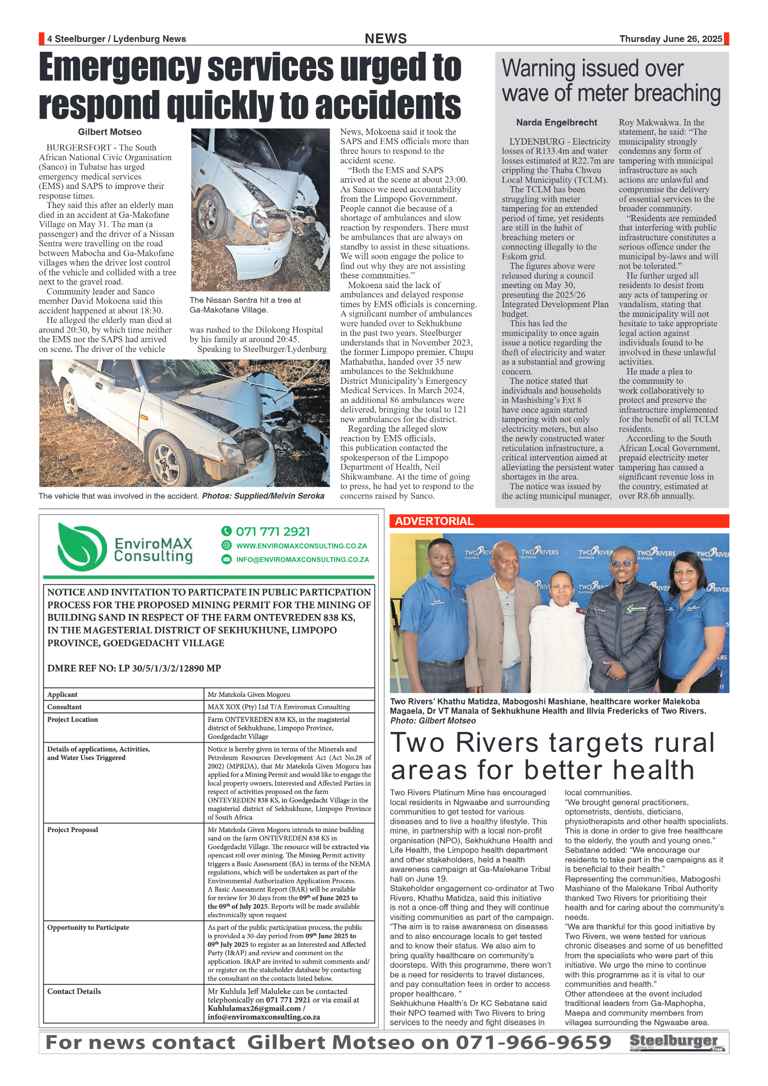 Steelburger News 26 June 2025 page 4