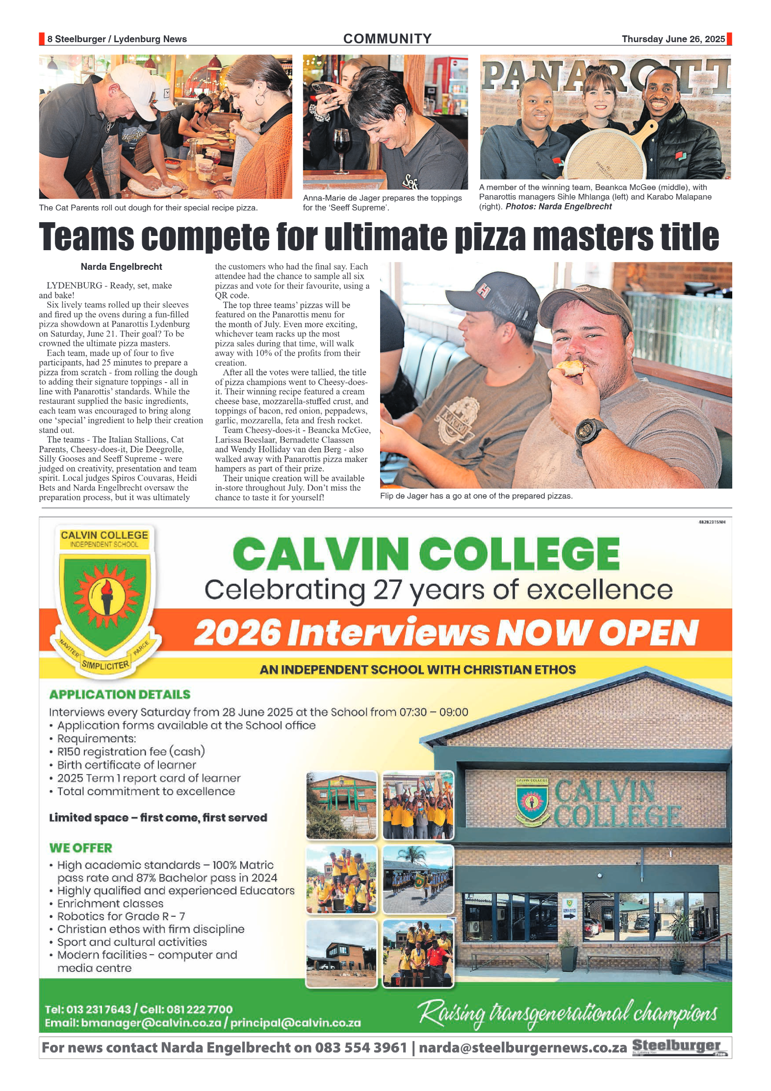 Steelburger News 26 June 2025 page 8