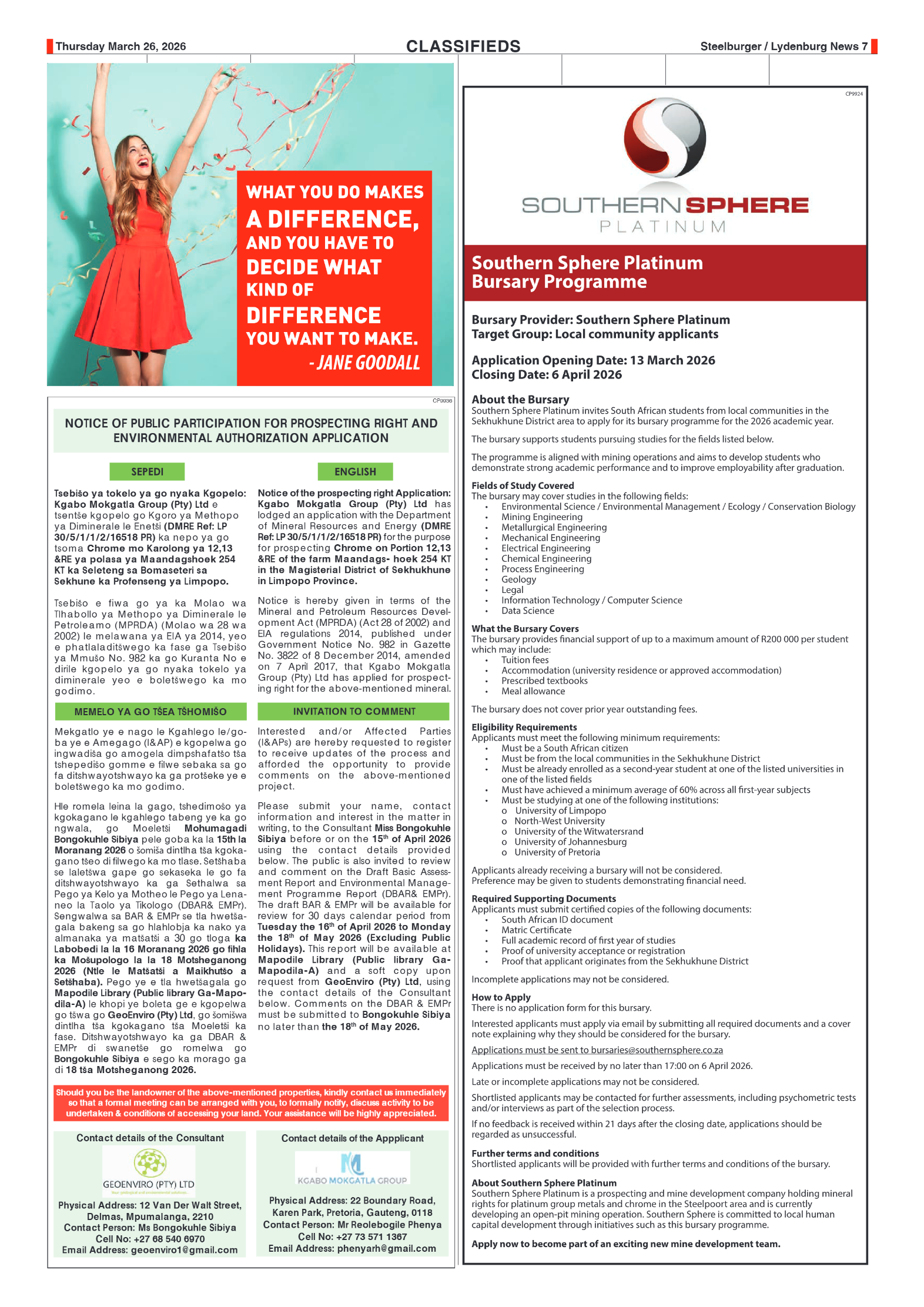 Steelburger News 26 March 2026 page 7