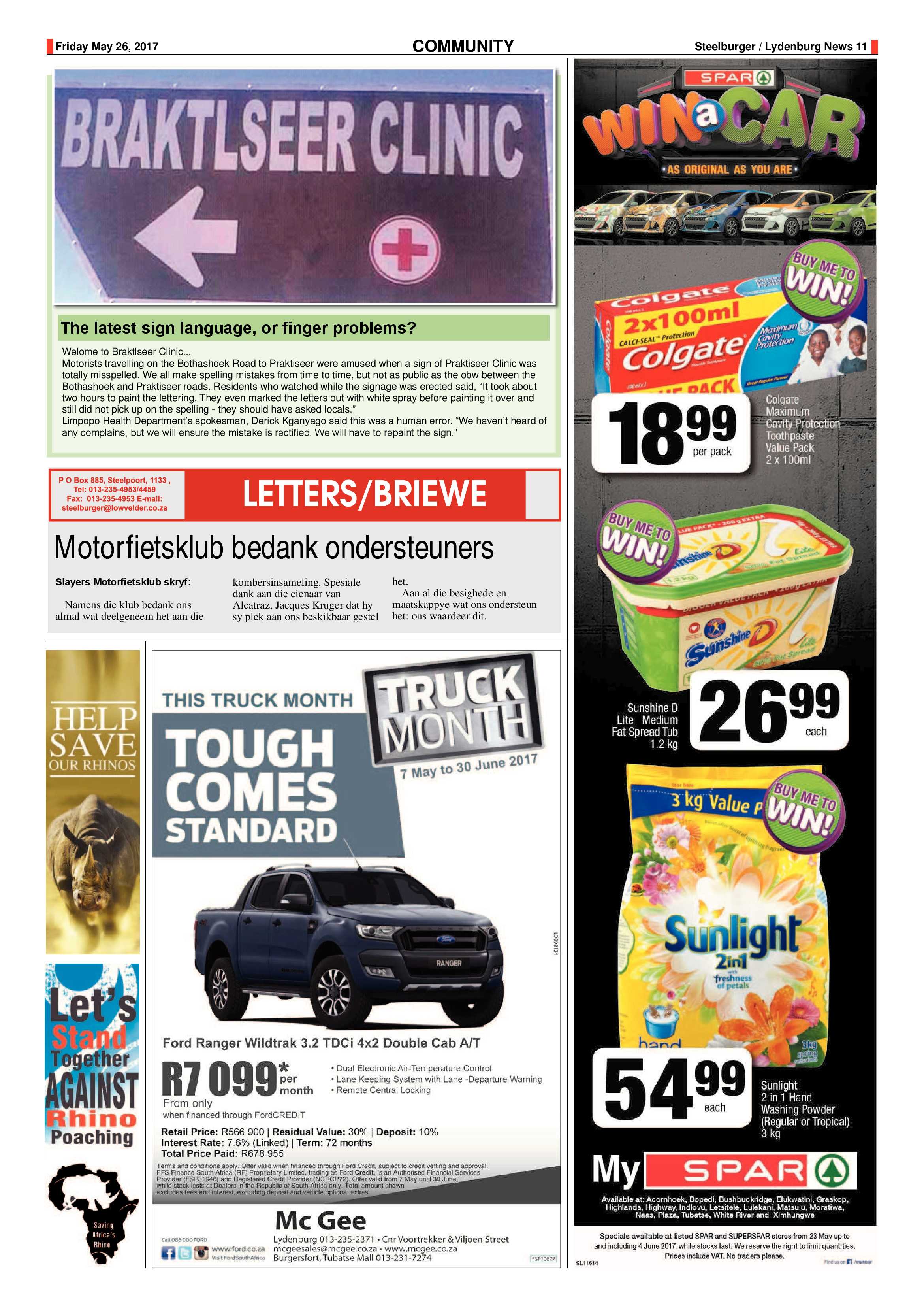 Steelburger News 26 May 2017 page 11