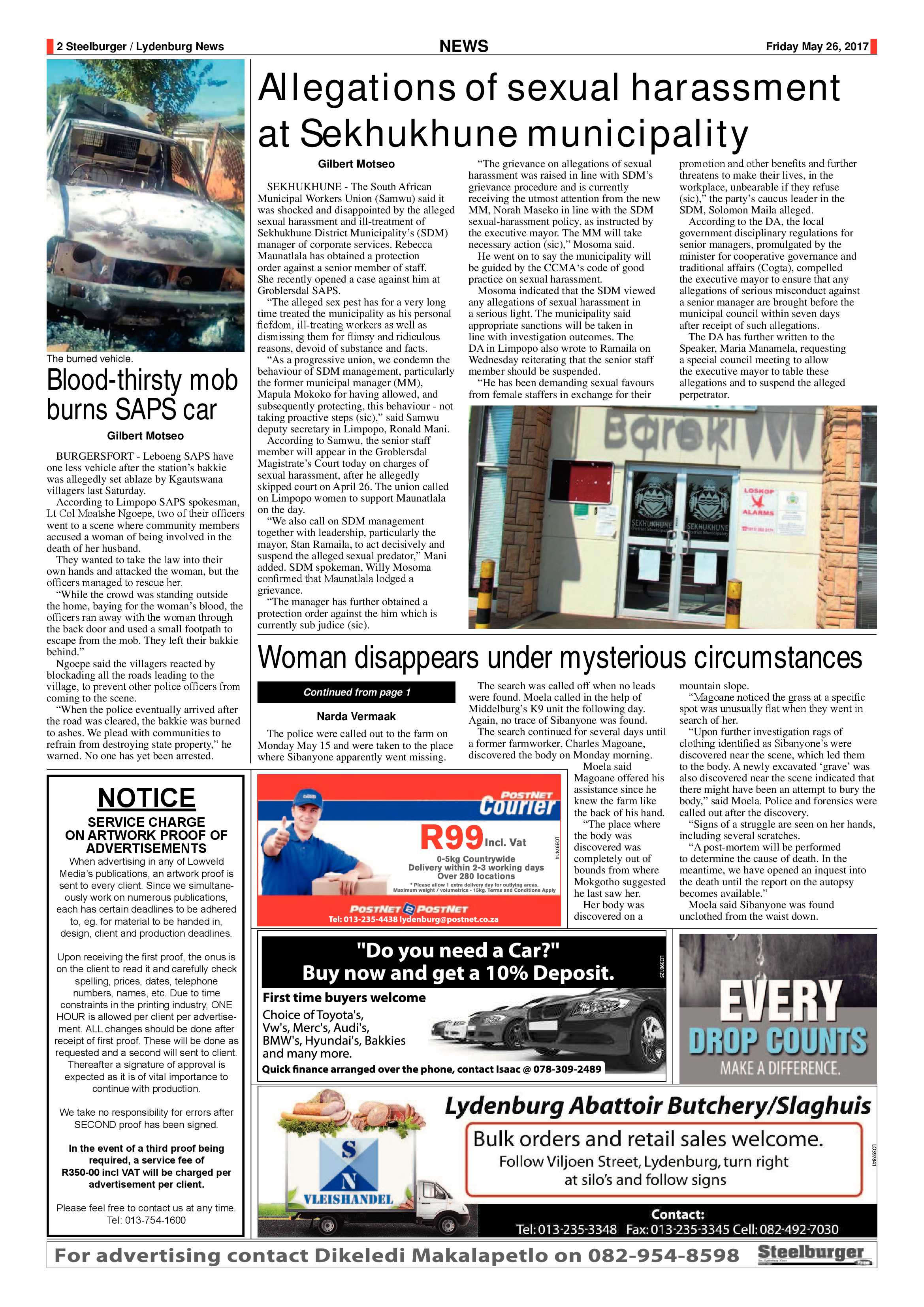 Steelburger News 26 May 2017 page 2