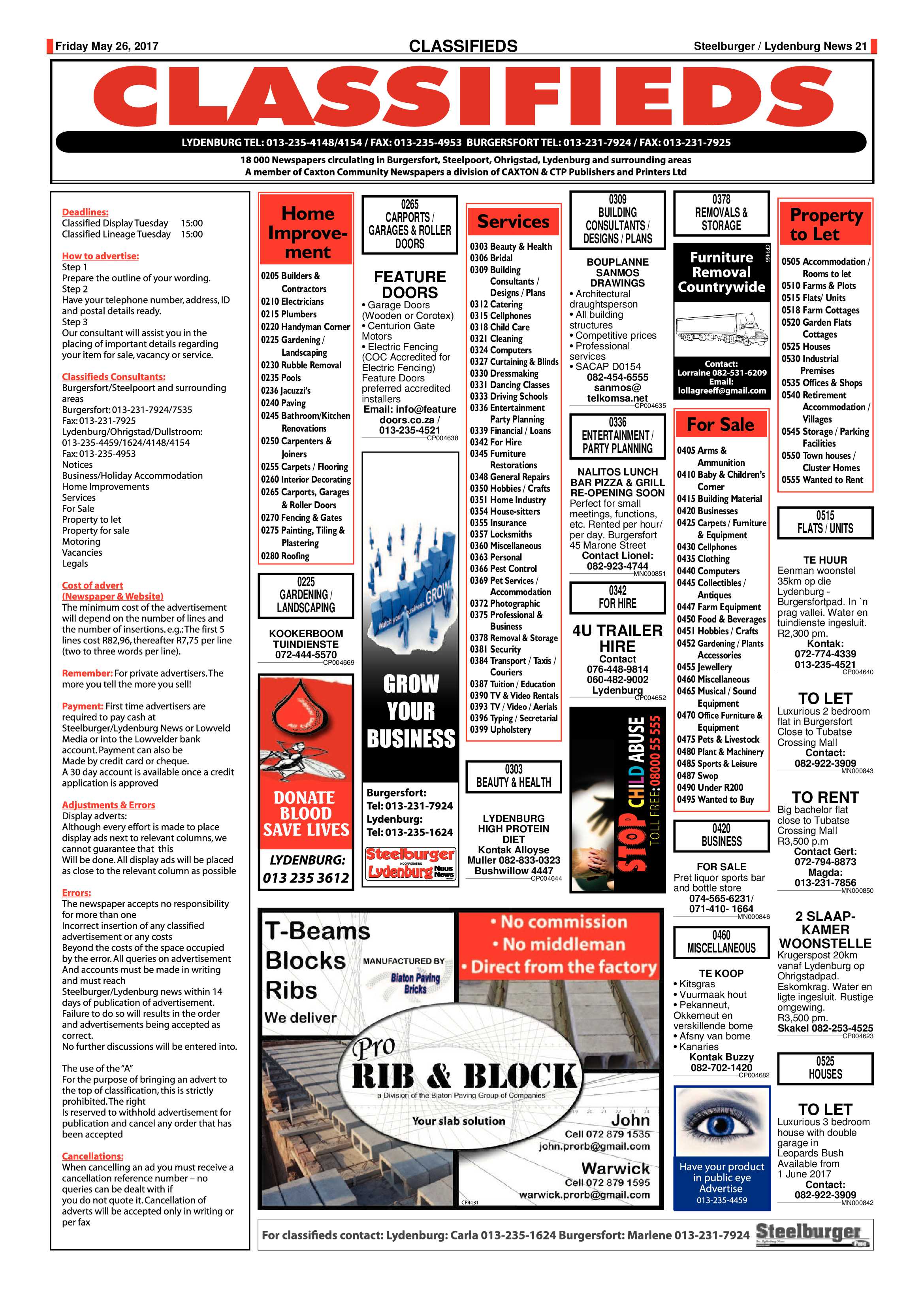 Steelburger News 26 May 2017 page 21