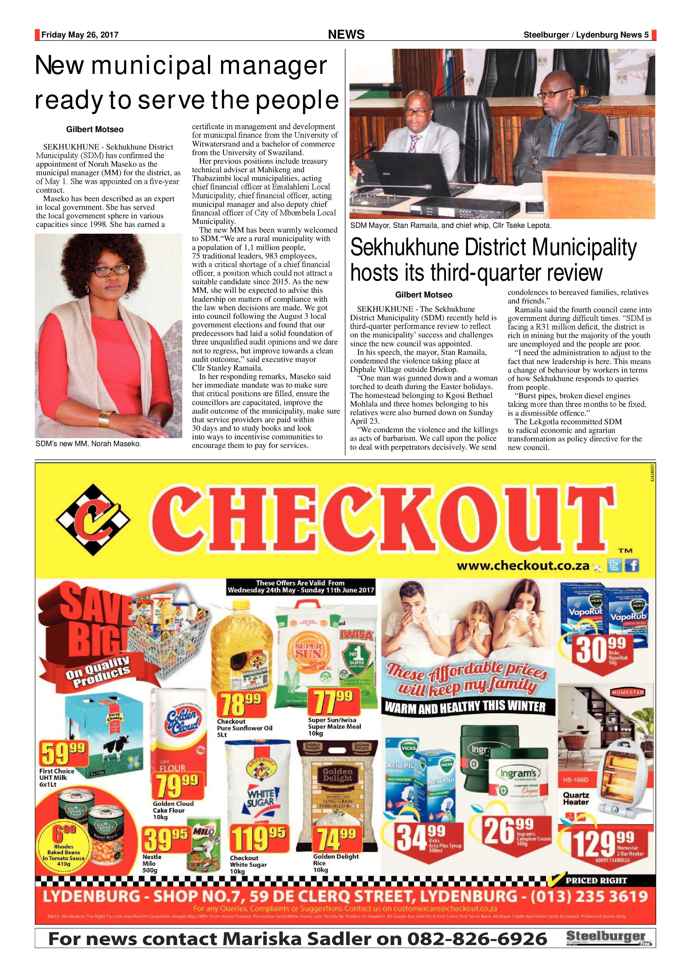 Steelburger News 26 May 2017 page 5
