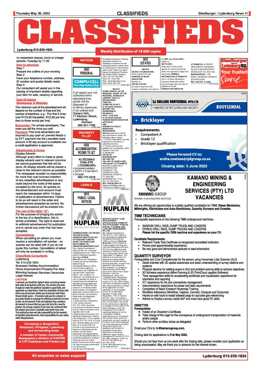 Steelburger News 26 May 2022 page 11