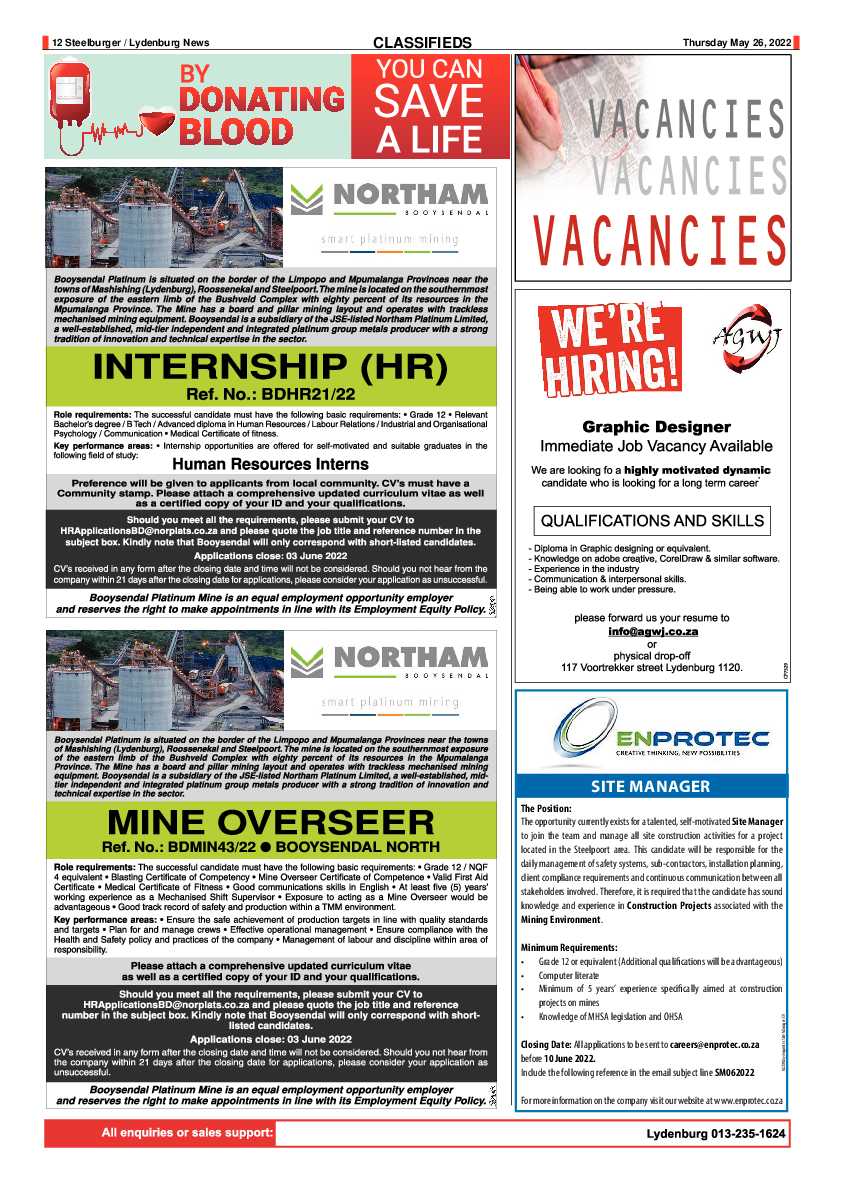 Steelburger News 26 May 2022 page 12