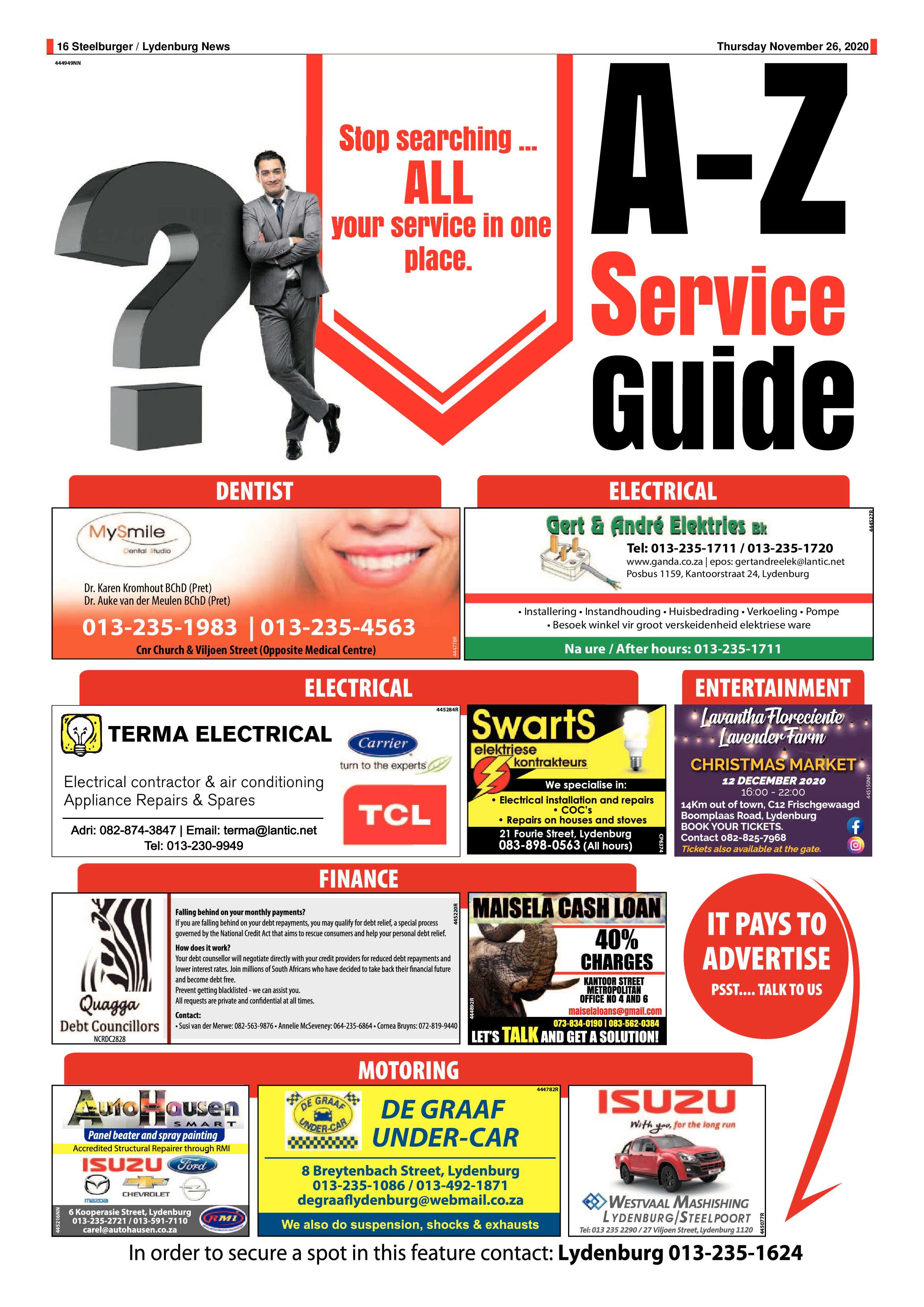 Steelburger News 26 November 2020 page 16