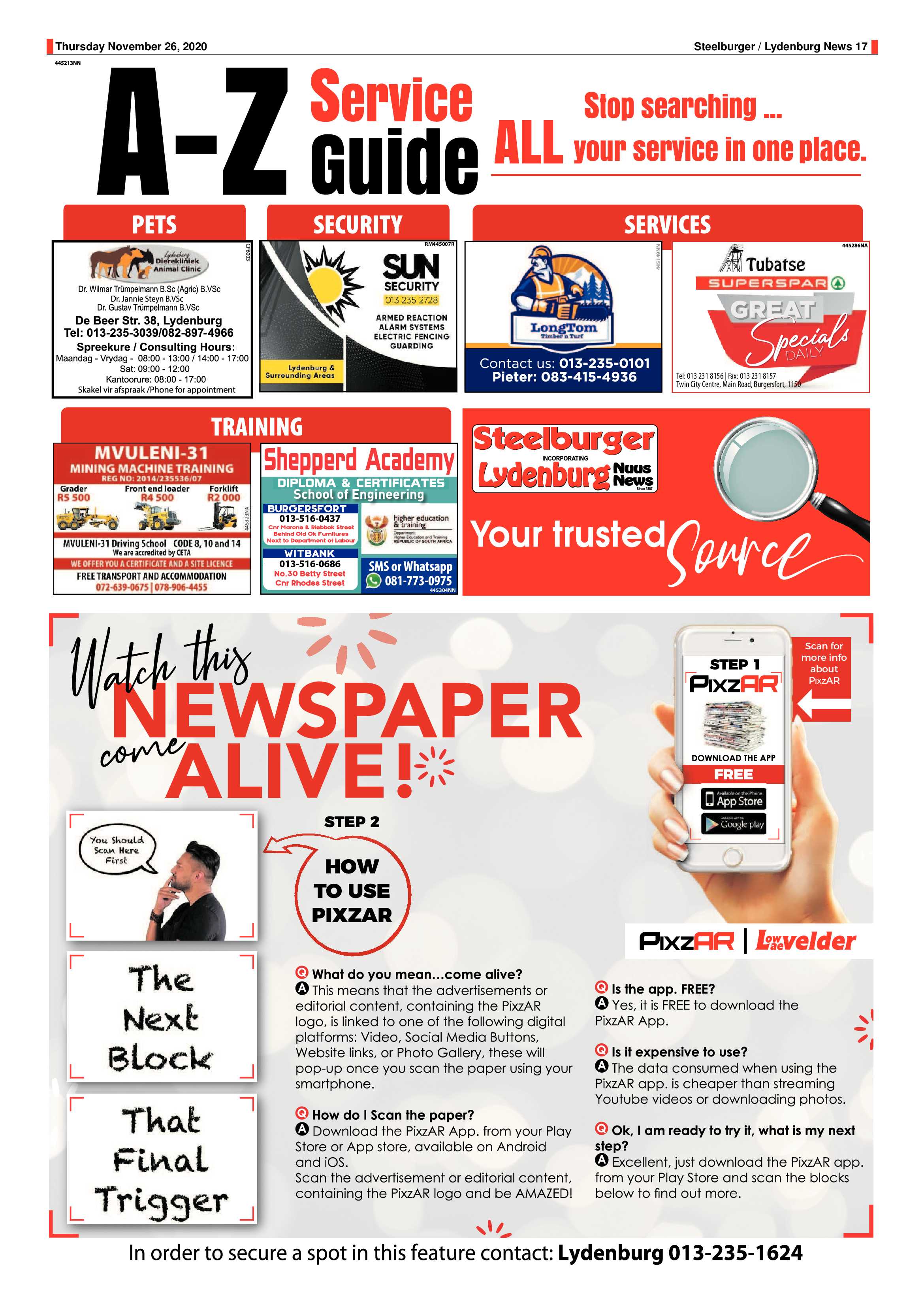 Steelburger News 26 November 2020 page 17