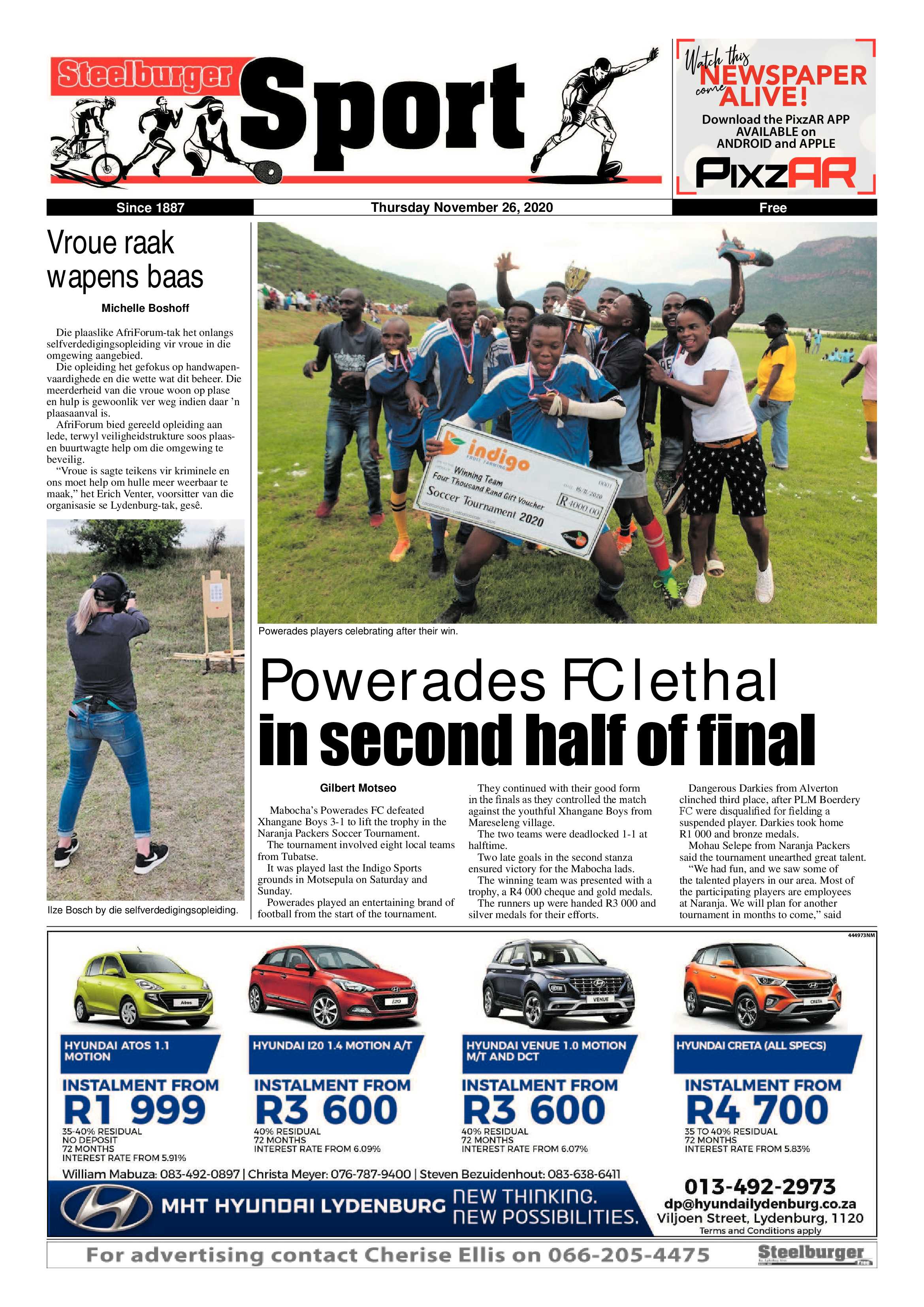 Steelburger News 26 November 2020 page 20