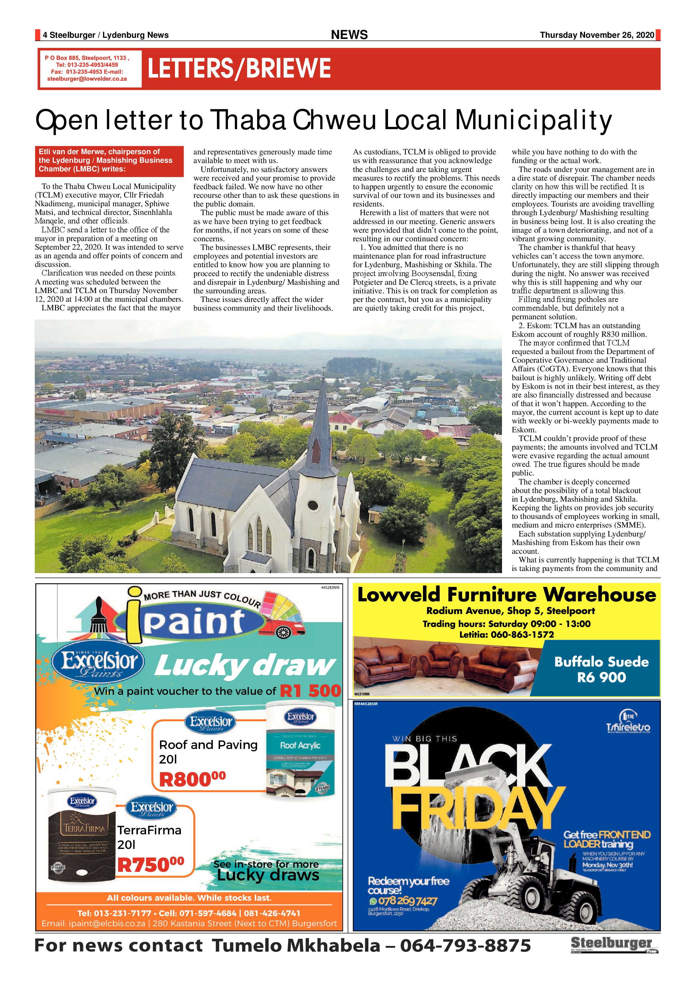 Steelburger News 26 November 2020 page 4