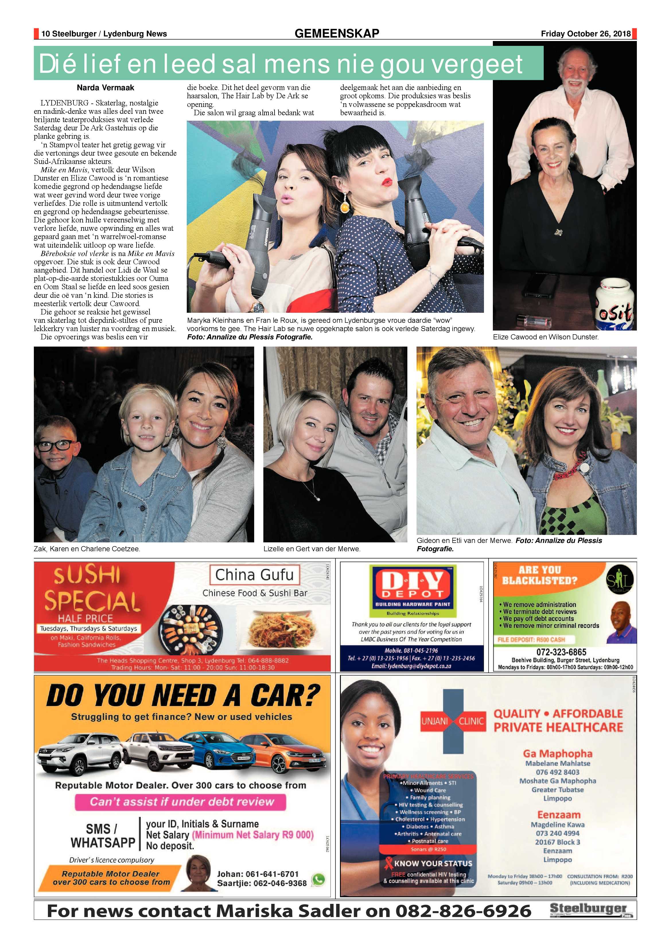 Steelburger News 26 October 2018 page 10