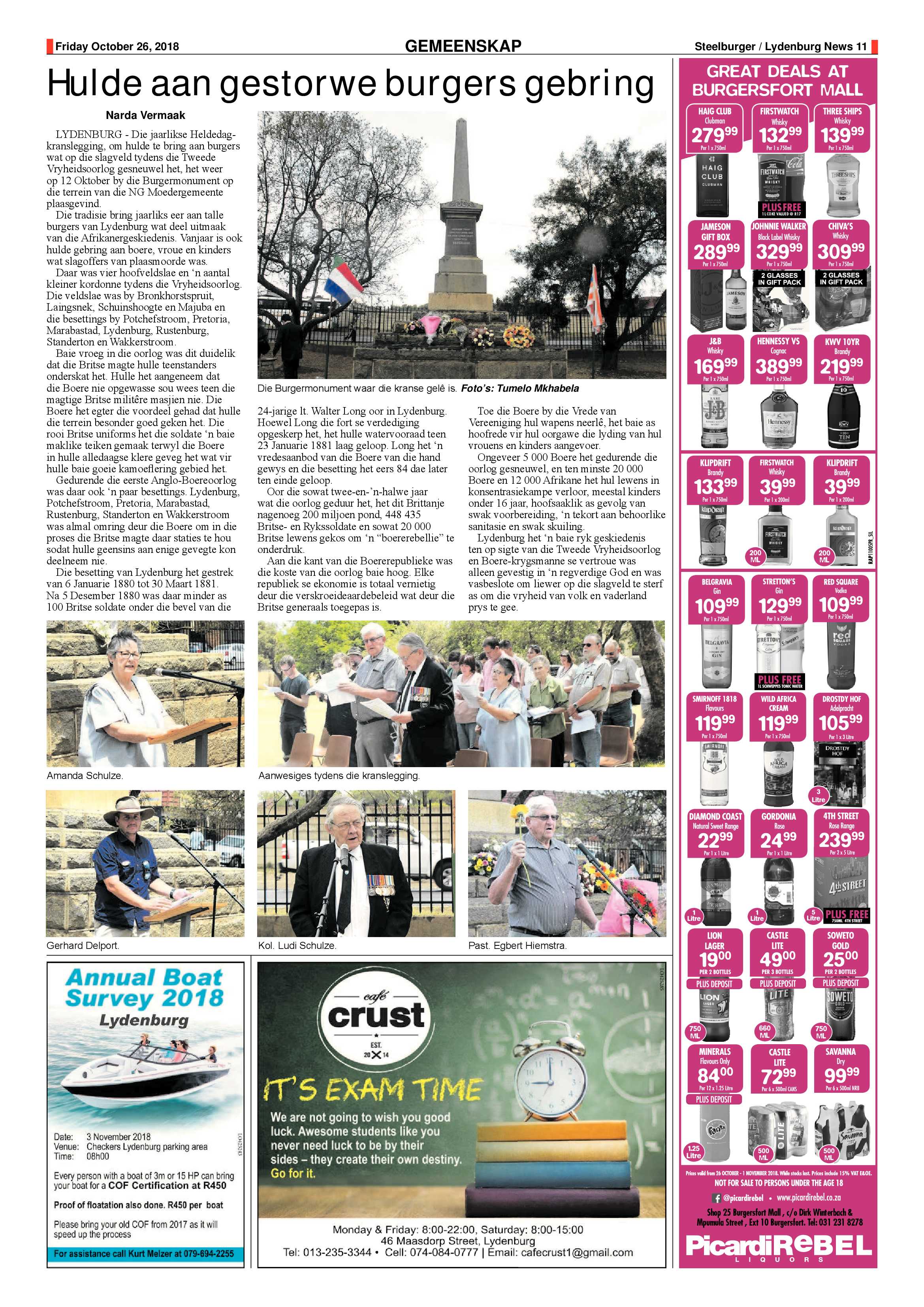 Steelburger News 26 October 2018 page 11