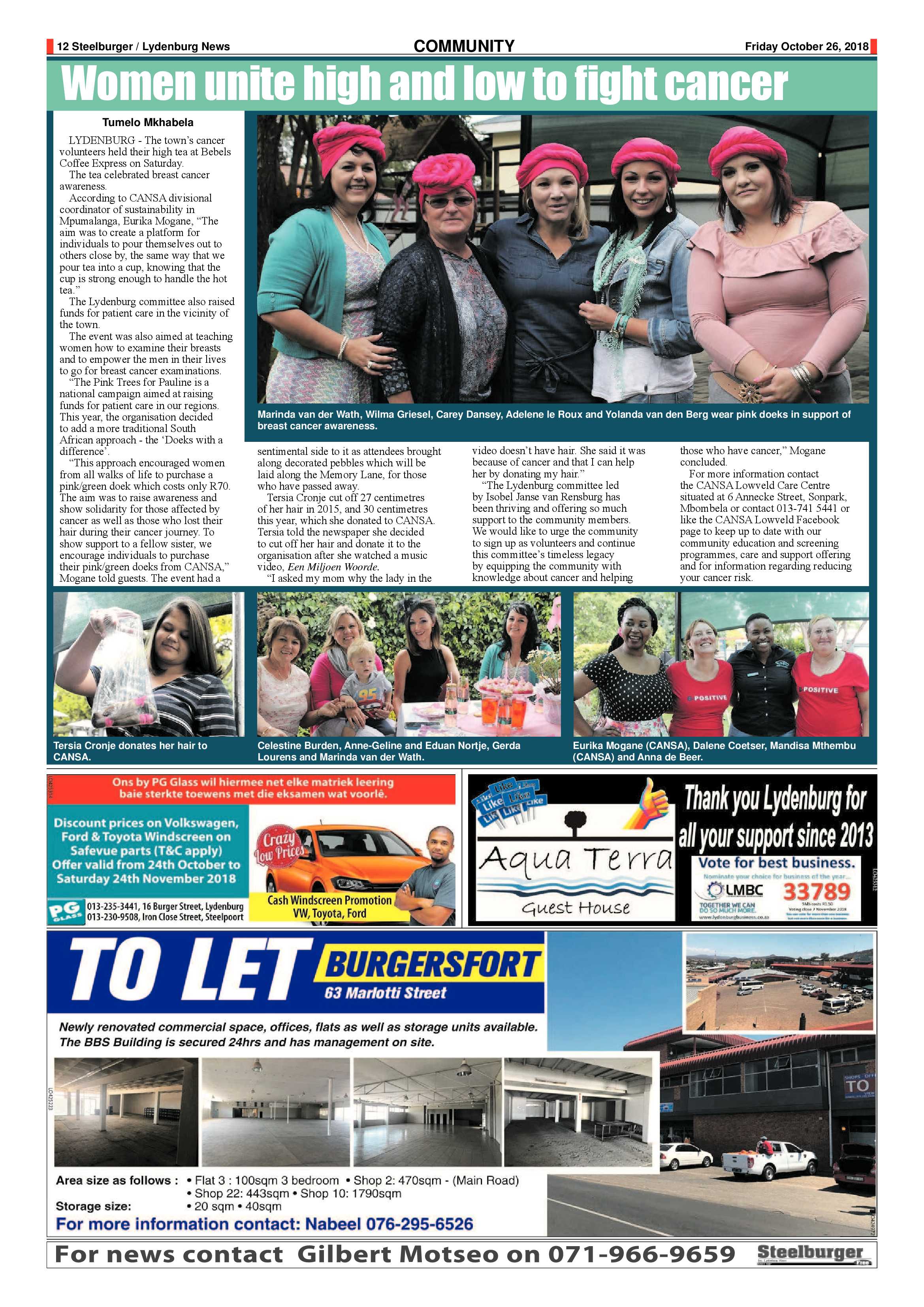 Steelburger News 26 October 2018 page 12