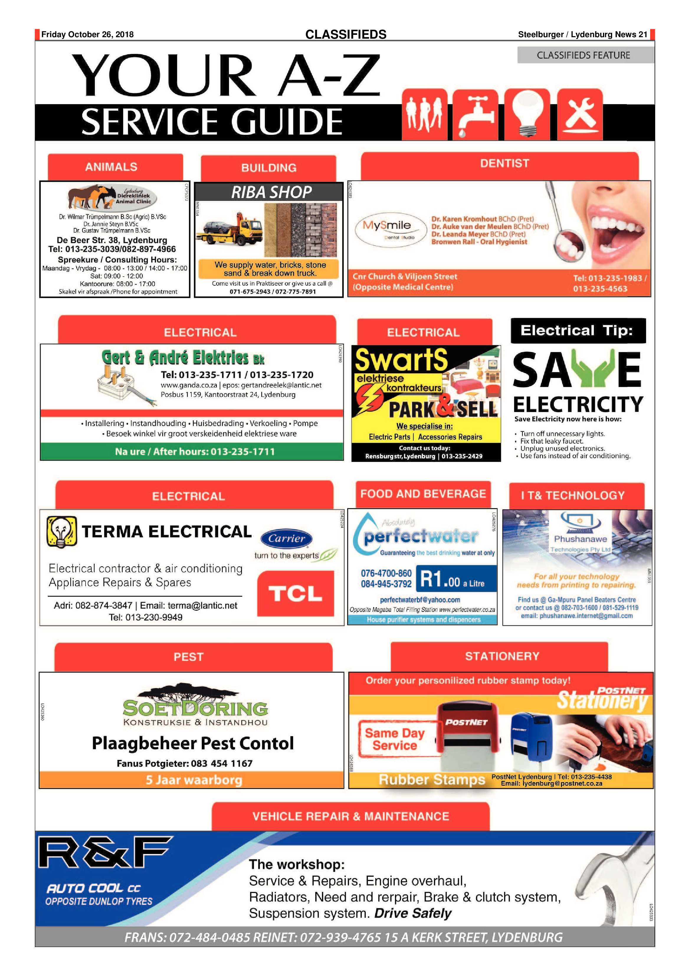 Steelburger News 26 October 2018 page 21