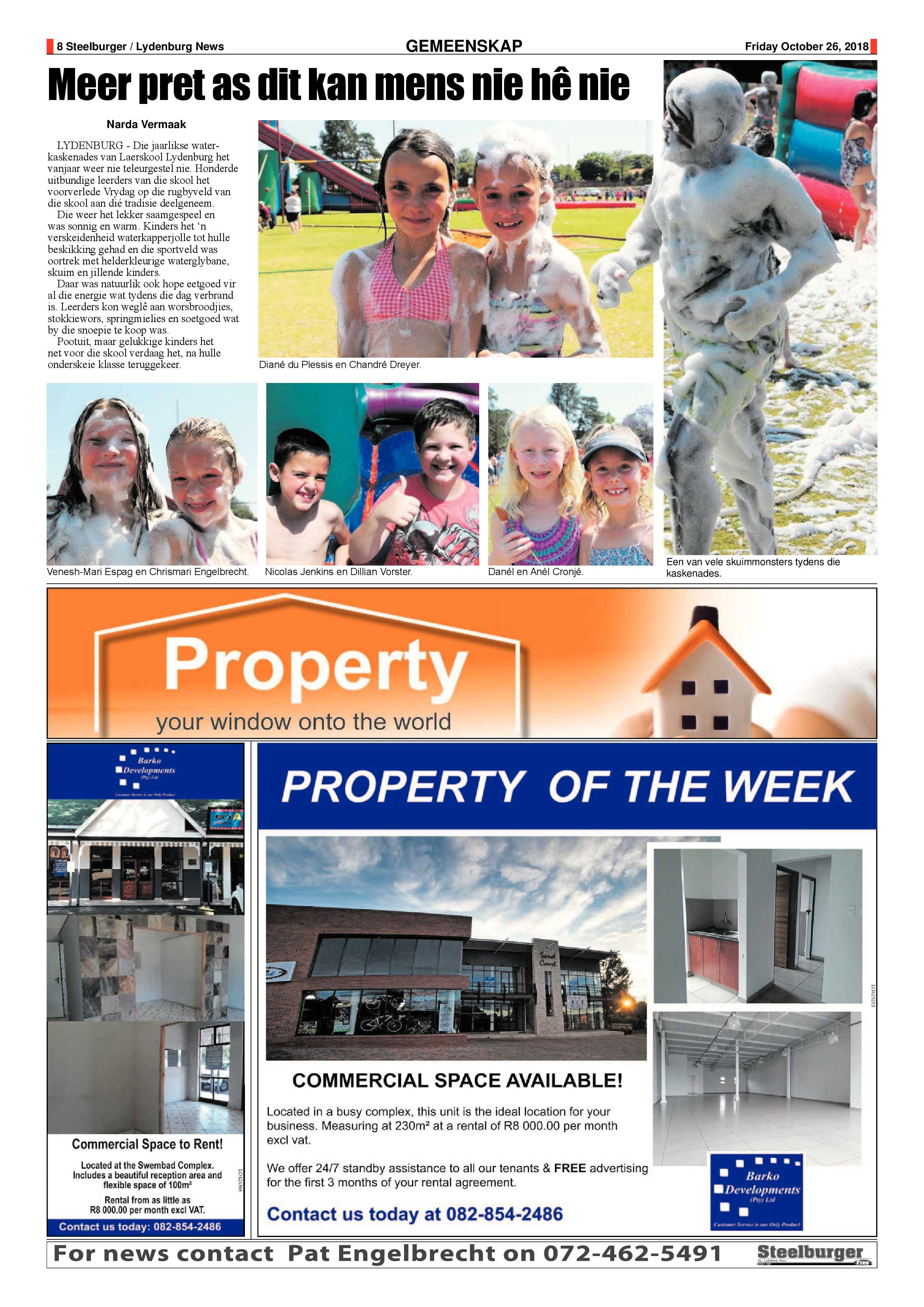 Steelburger News 26 October 2018 page 8