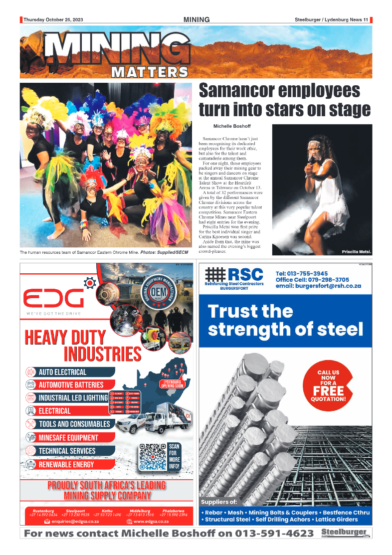 Steelburger News 26 October 2023 page 11