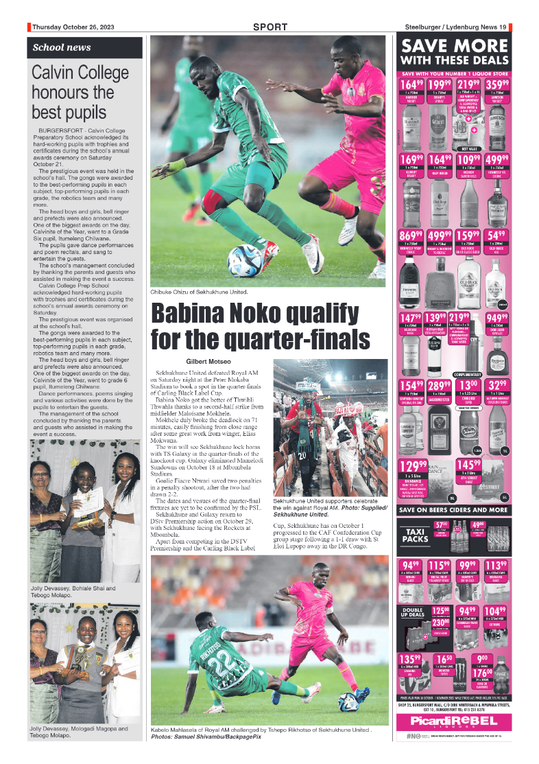 Steelburger News 26 October 2023 page 19