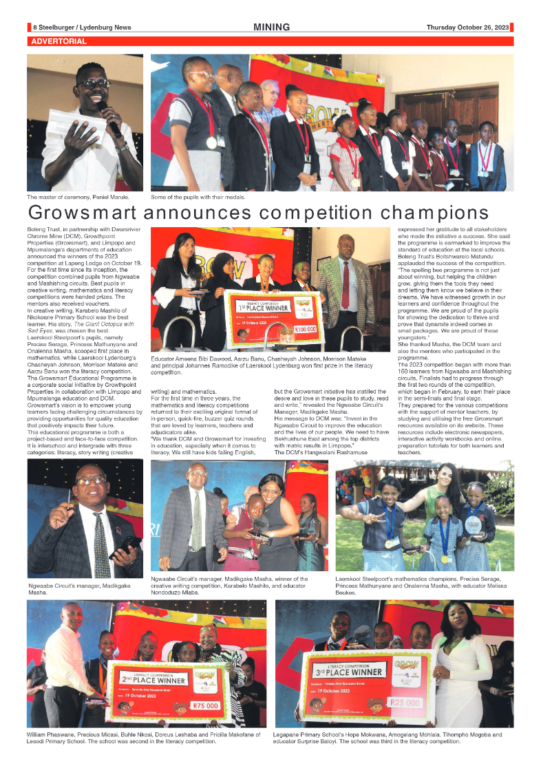 Steelburger News 26 October 2023 page 8
