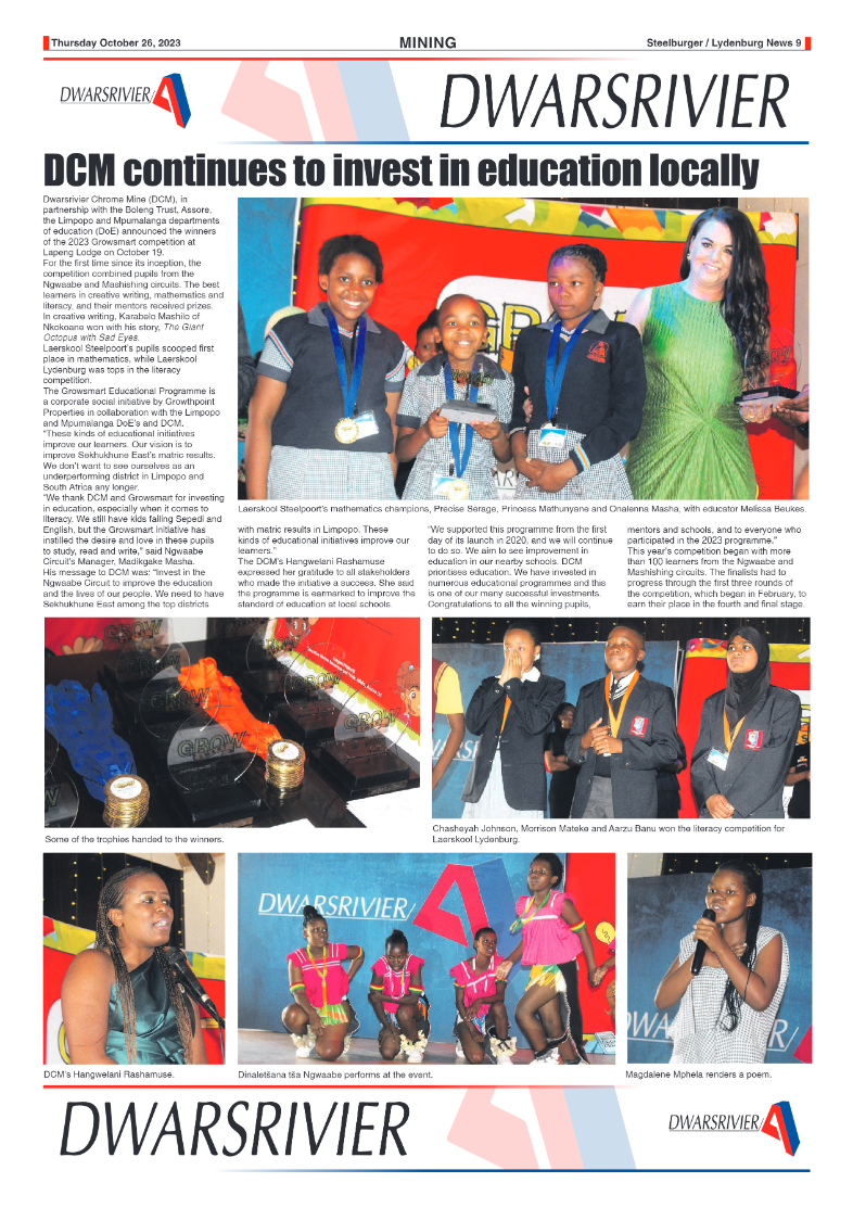 Steelburger News 26 October 2023 page 9