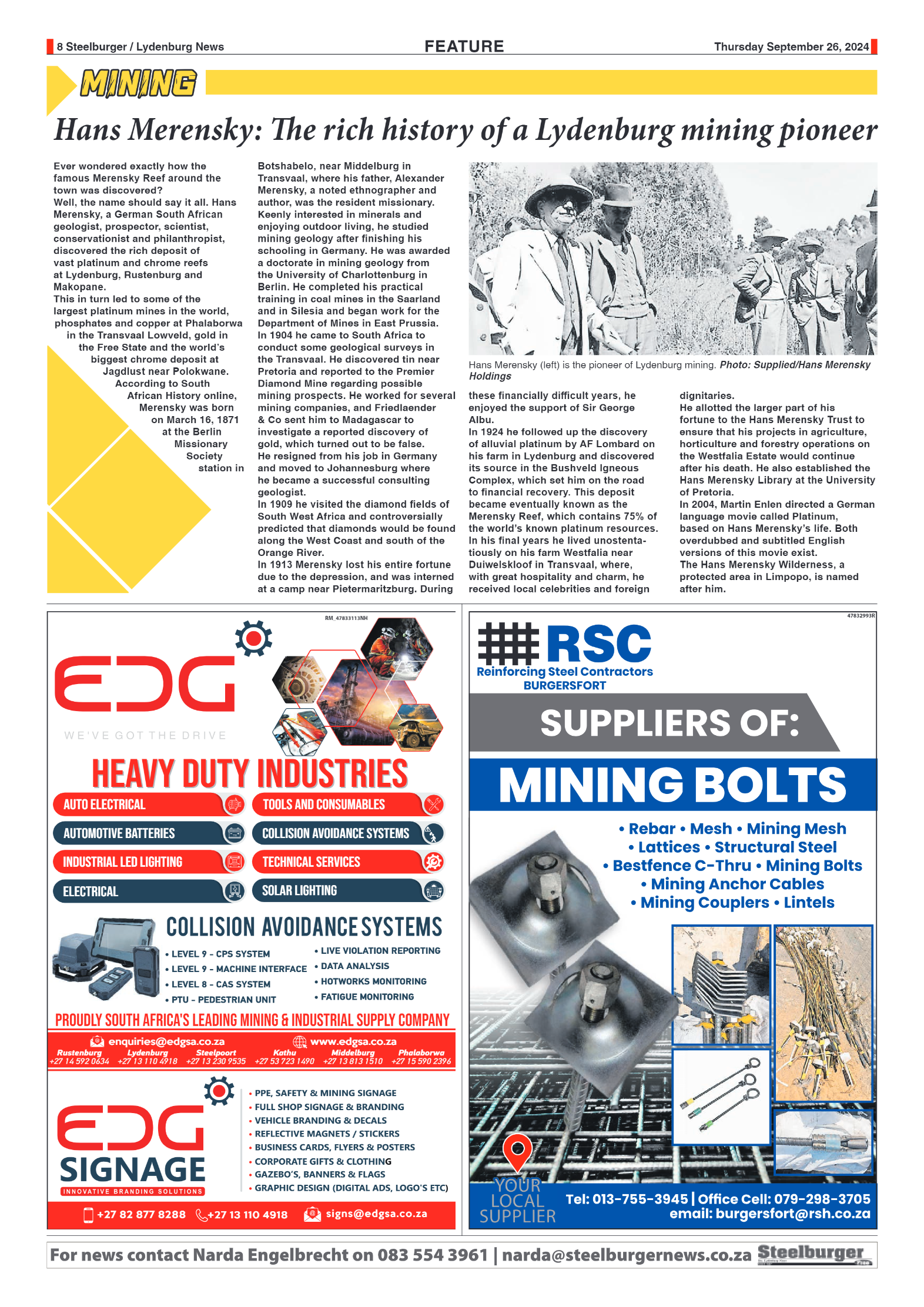 Steelburger News 26 September 2024 page 8
