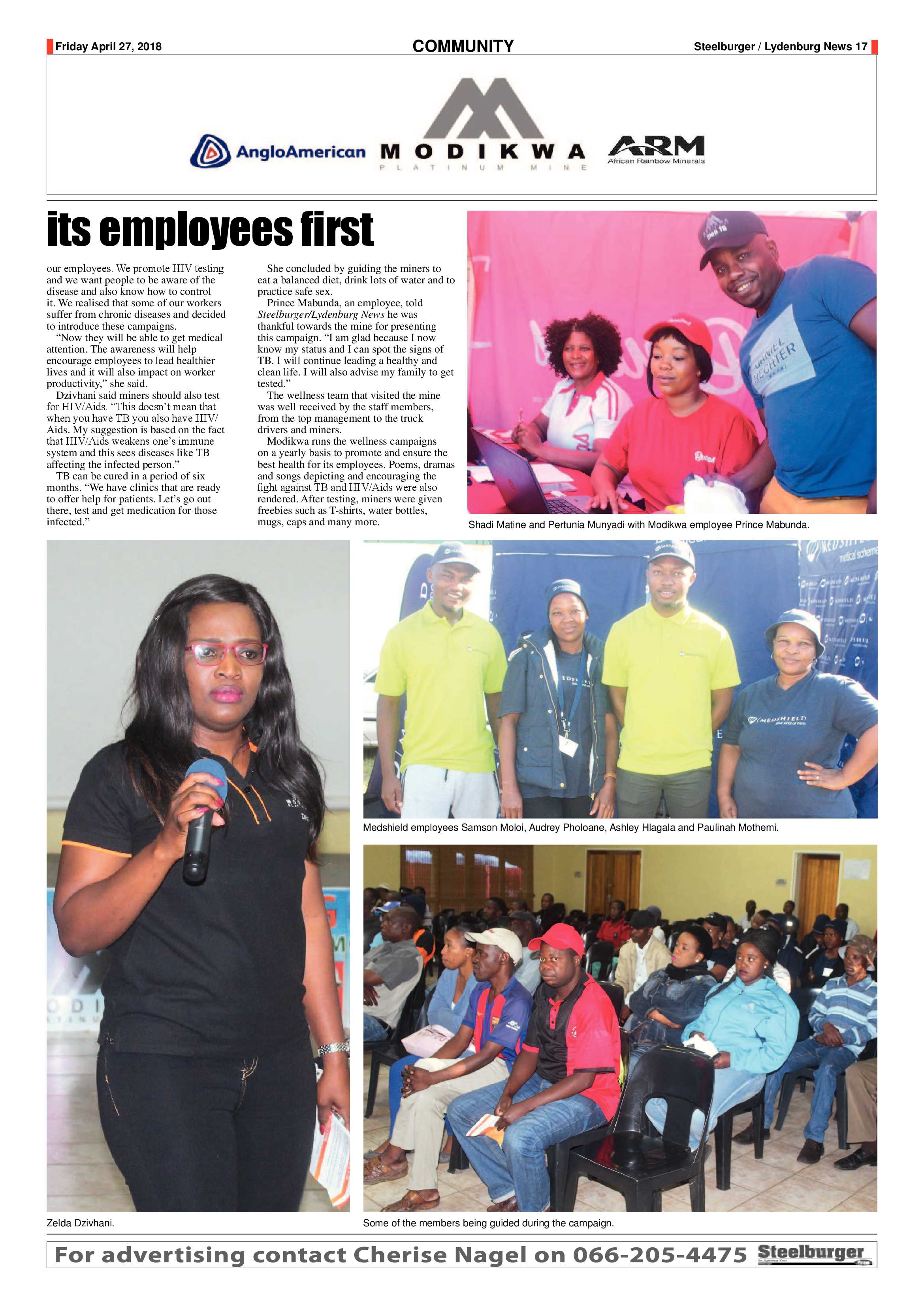 Steelburger News 27 April 2018 page 17