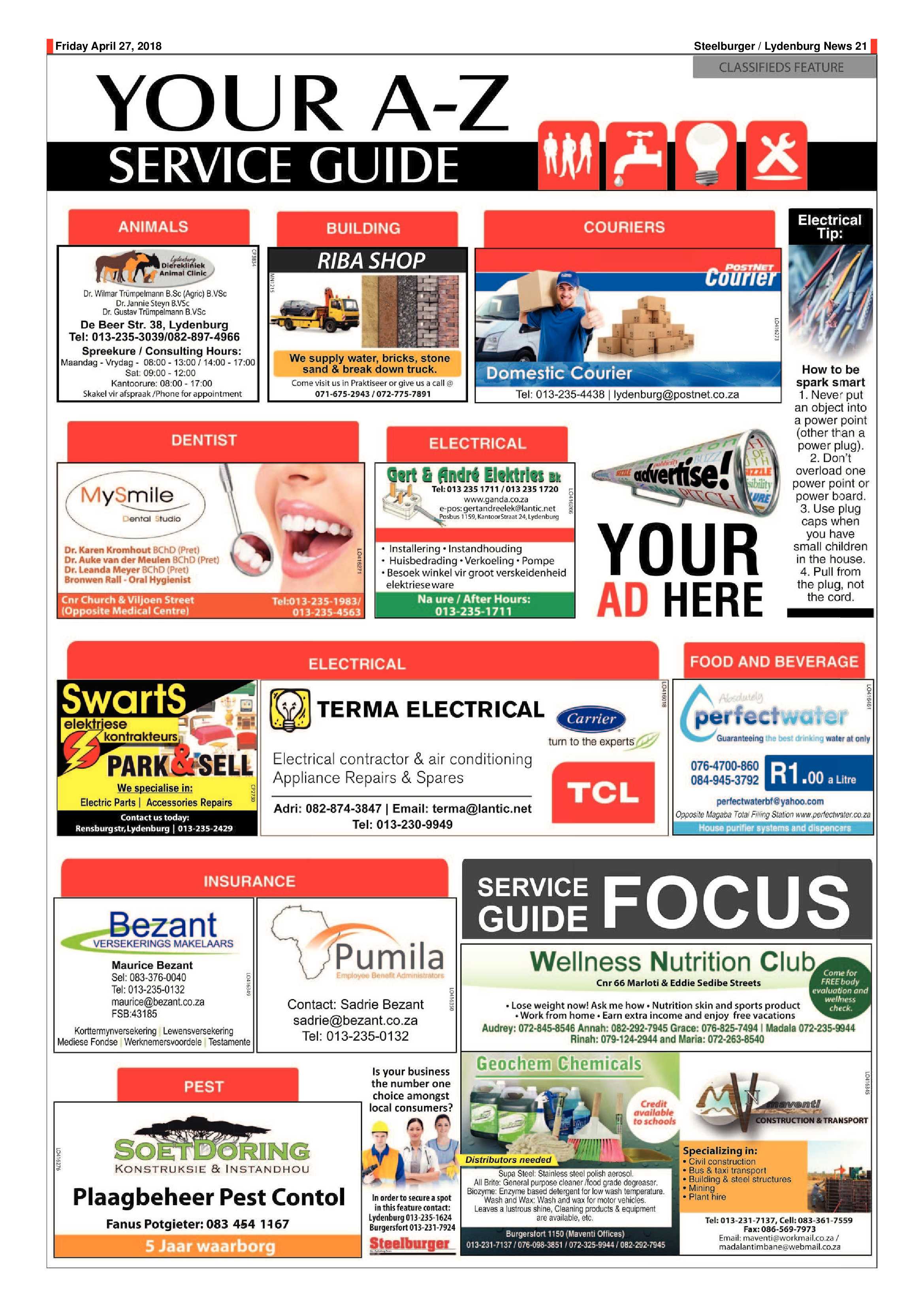 Steelburger News 27 April 2018 page 21