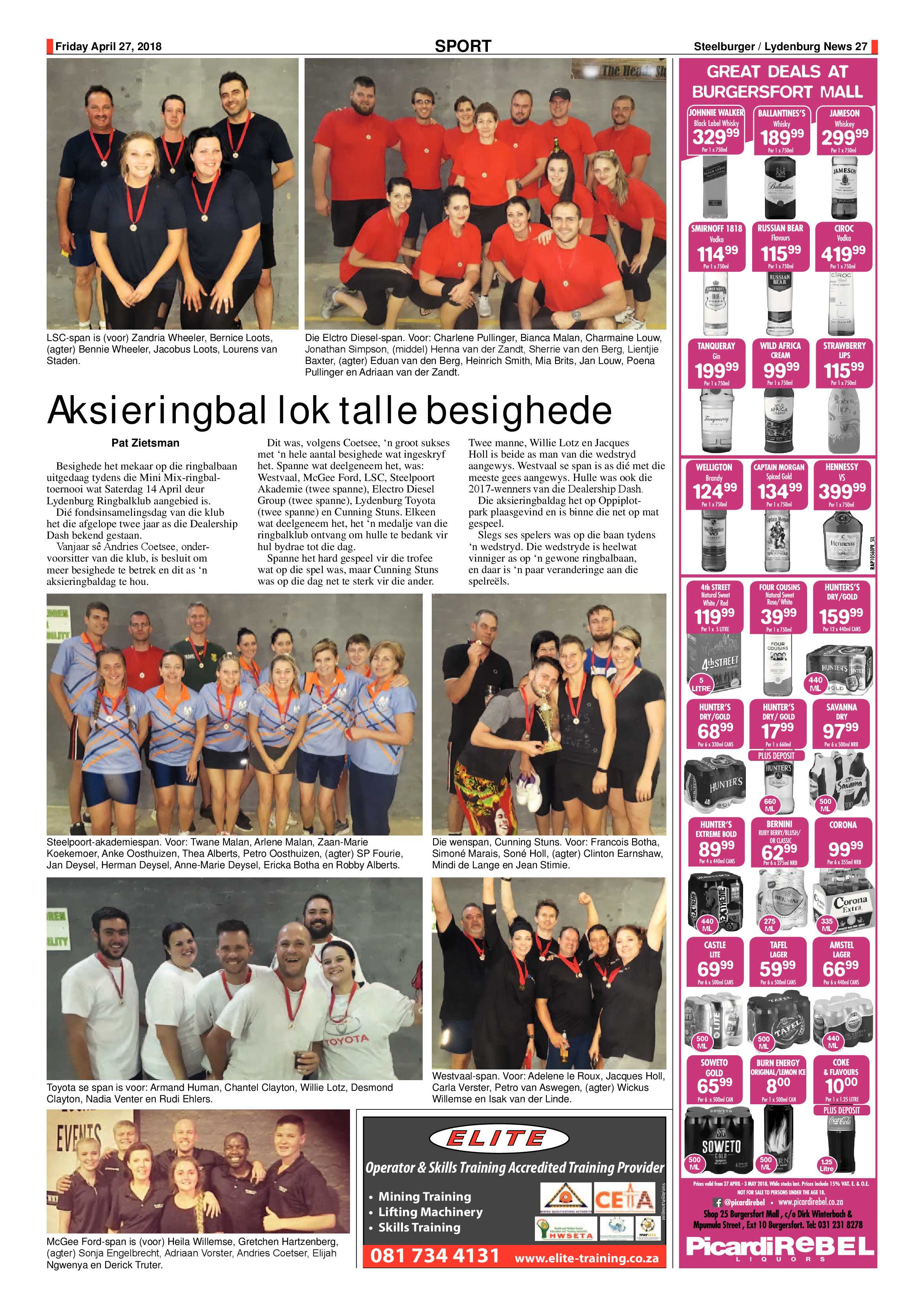 Steelburger News 27 April 2018 page 27
