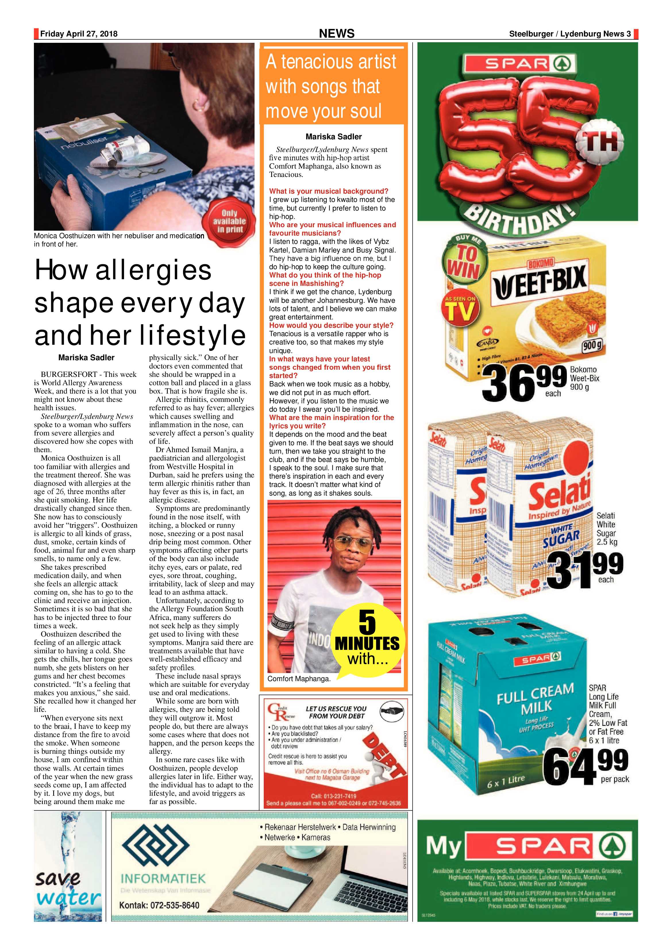 Steelburger News 27 April 2018 page 3