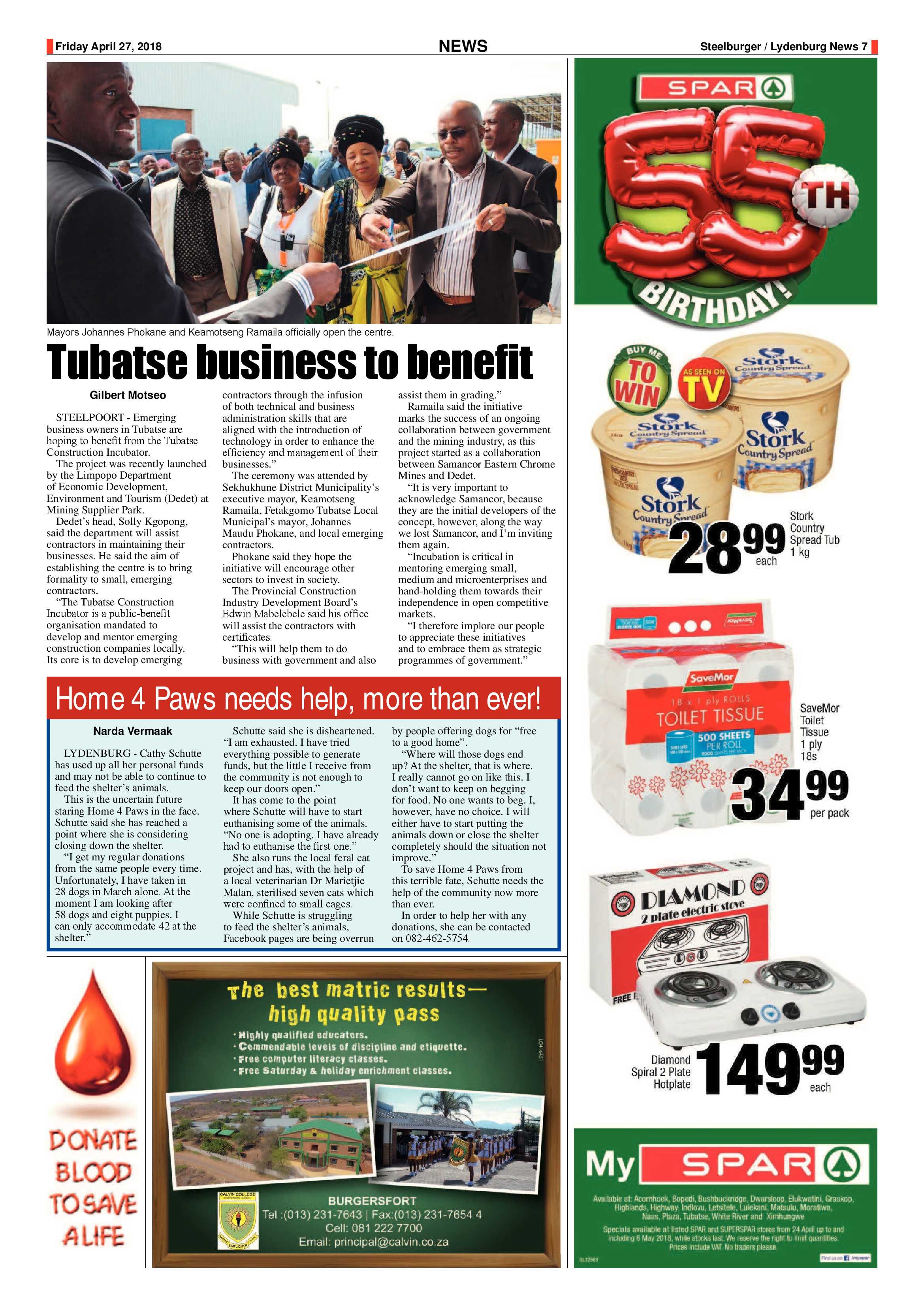 Steelburger News 27 April 2018 page 7