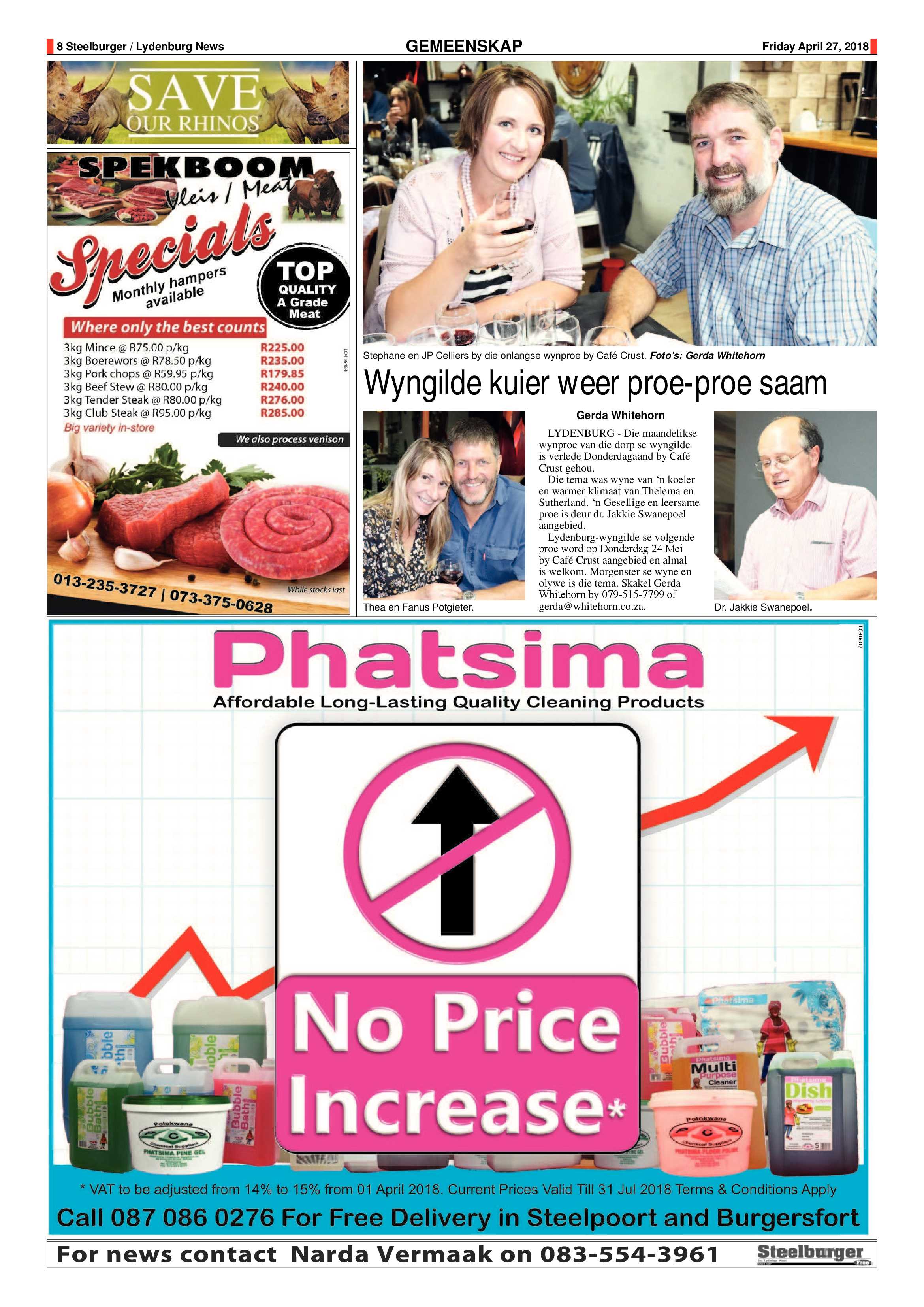 Steelburger News 27 April 2018 page 8