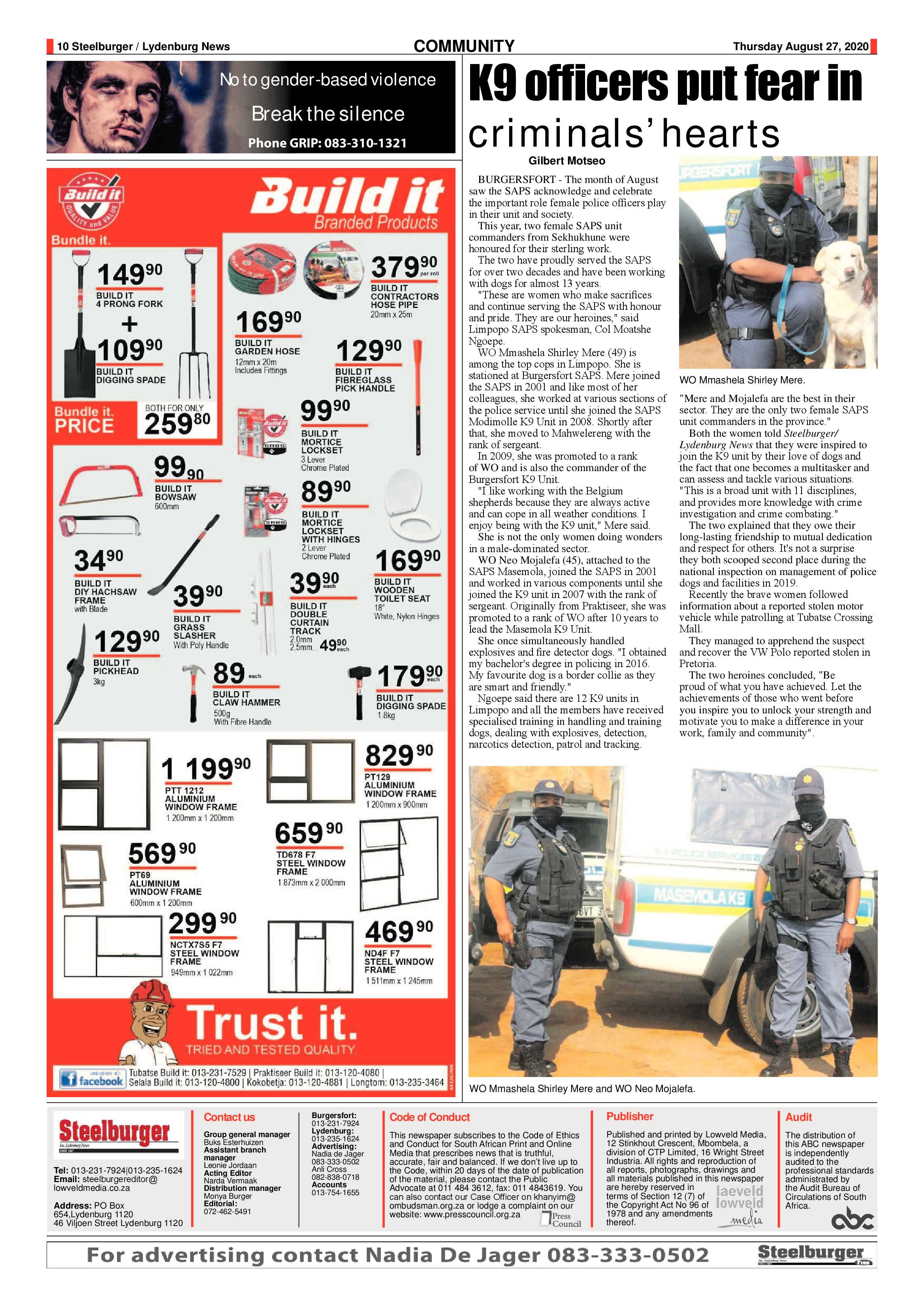 Steelburger News 27 August 2020 page 10
