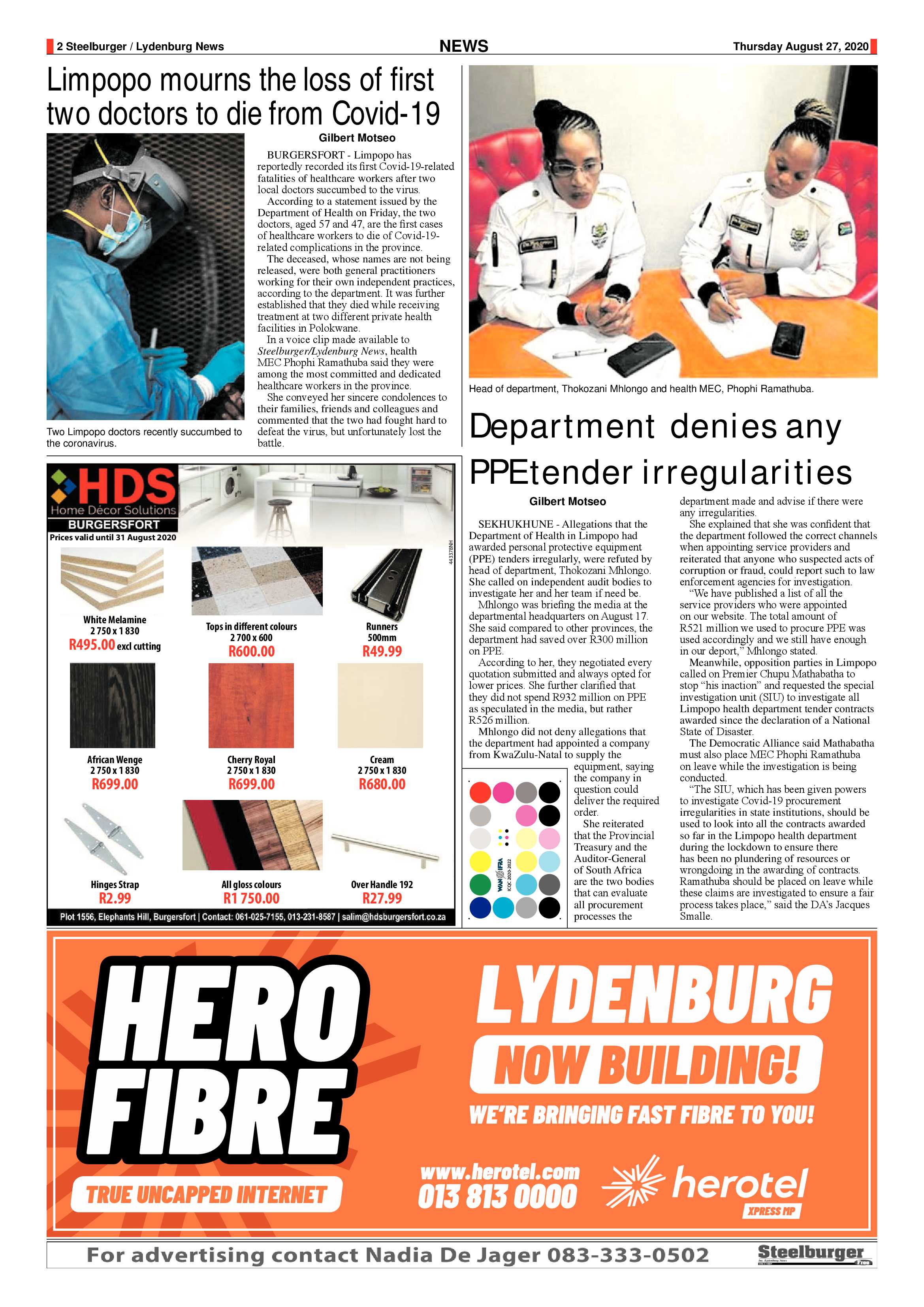 Steelburger News 27 August 2020 page 2