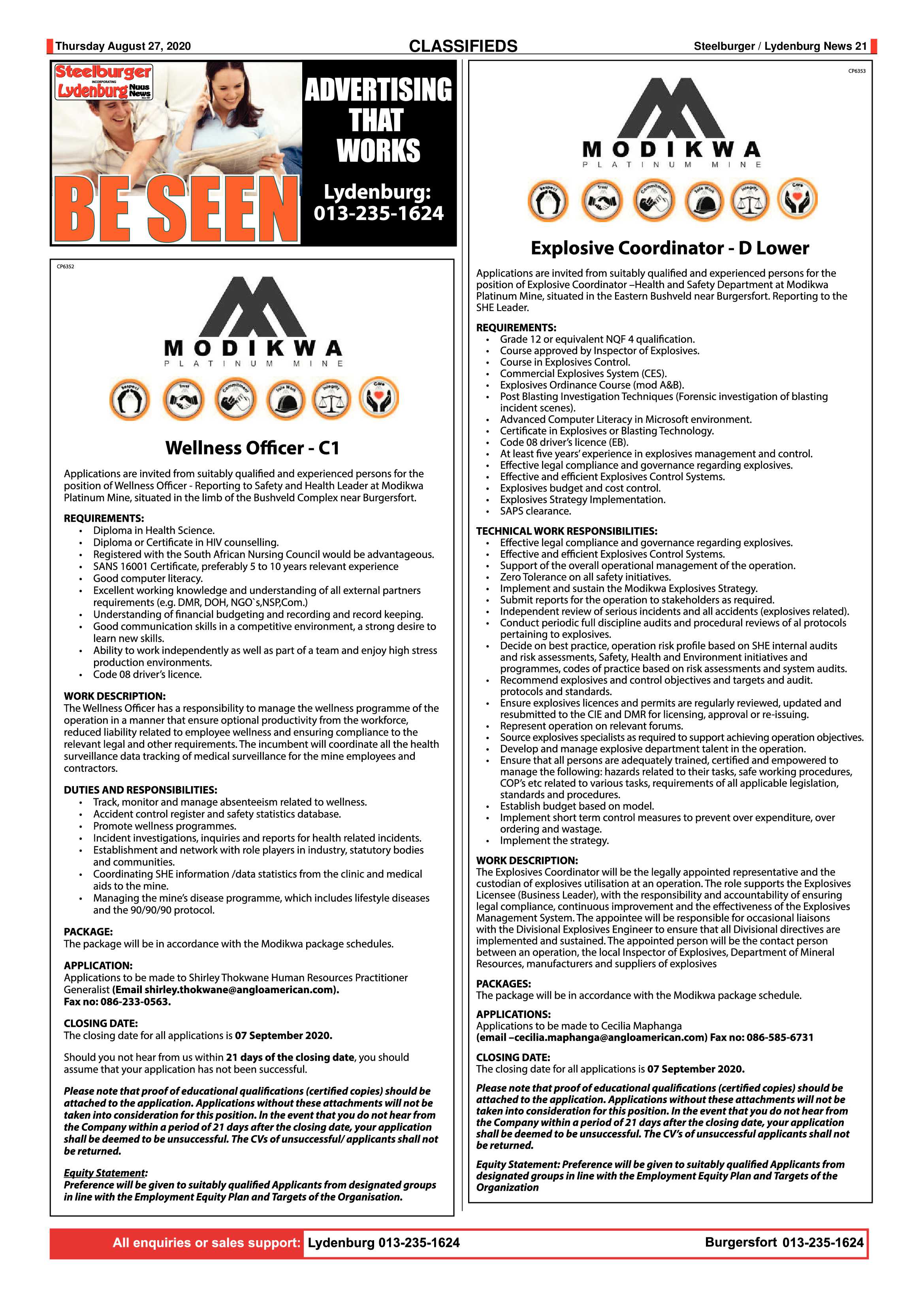 Steelburger News 27 August 2020 page 21