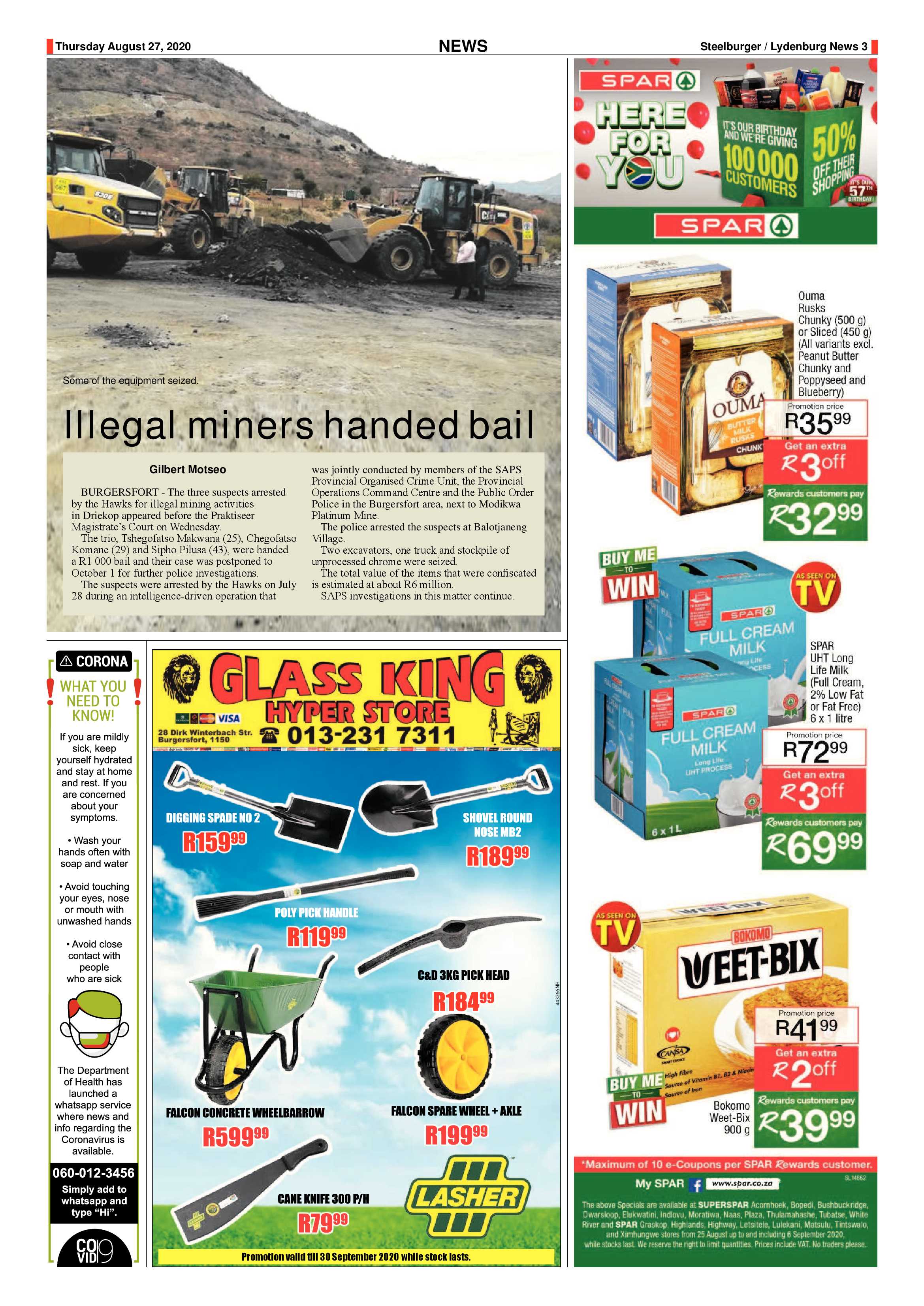 Steelburger News 27 August 2020 page 3