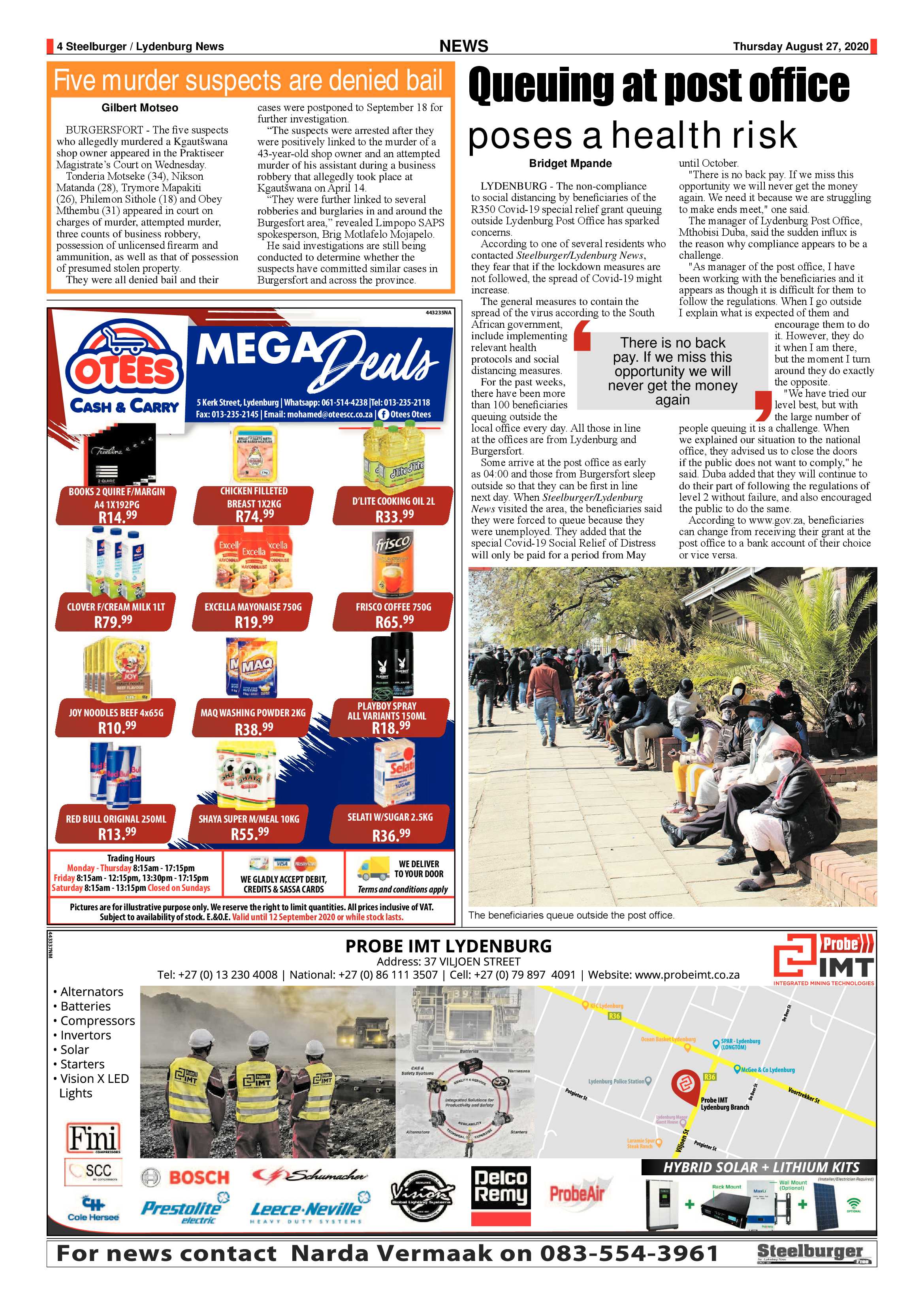 Steelburger News 27 August 2020 page 4