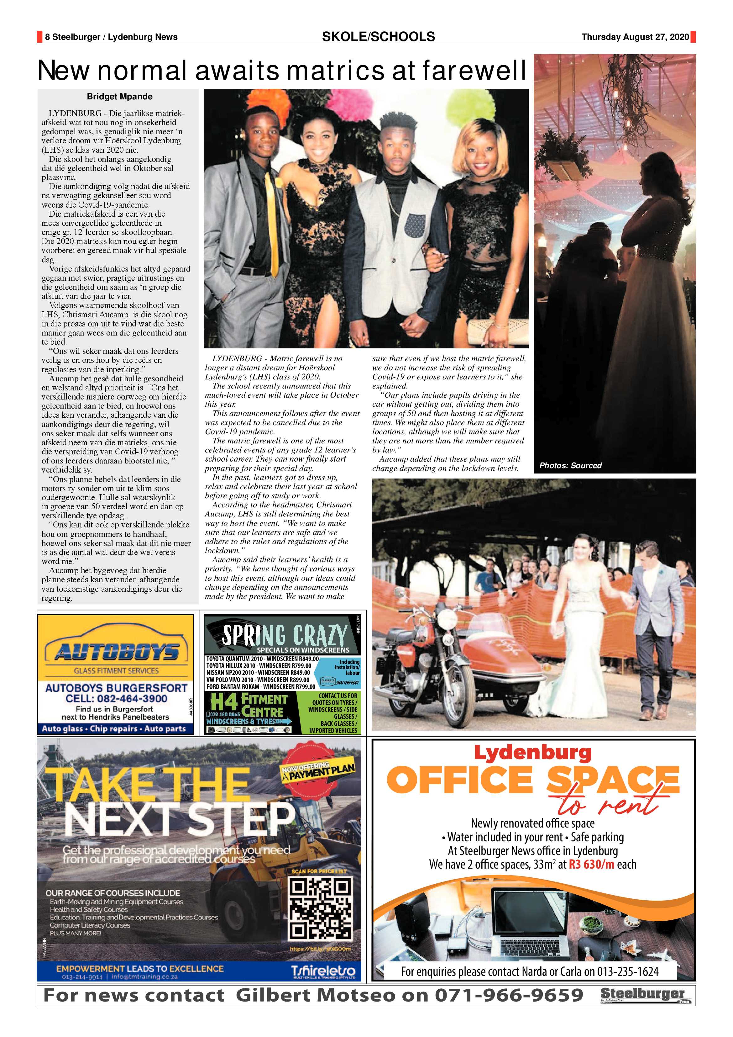 Steelburger News 27 August 2020 page 8