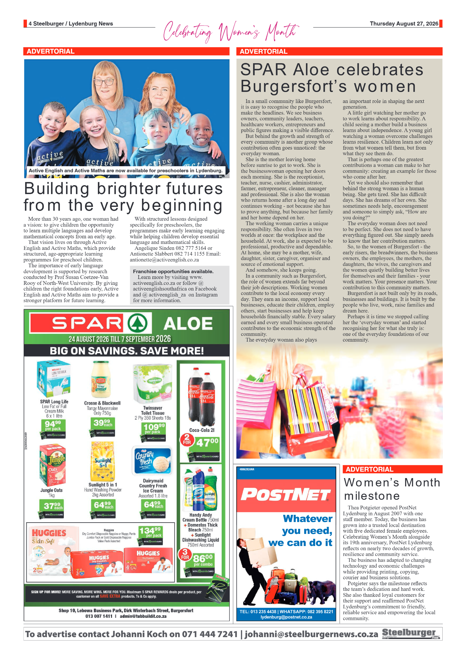 Steelburger News 27 August 2026 page 4
