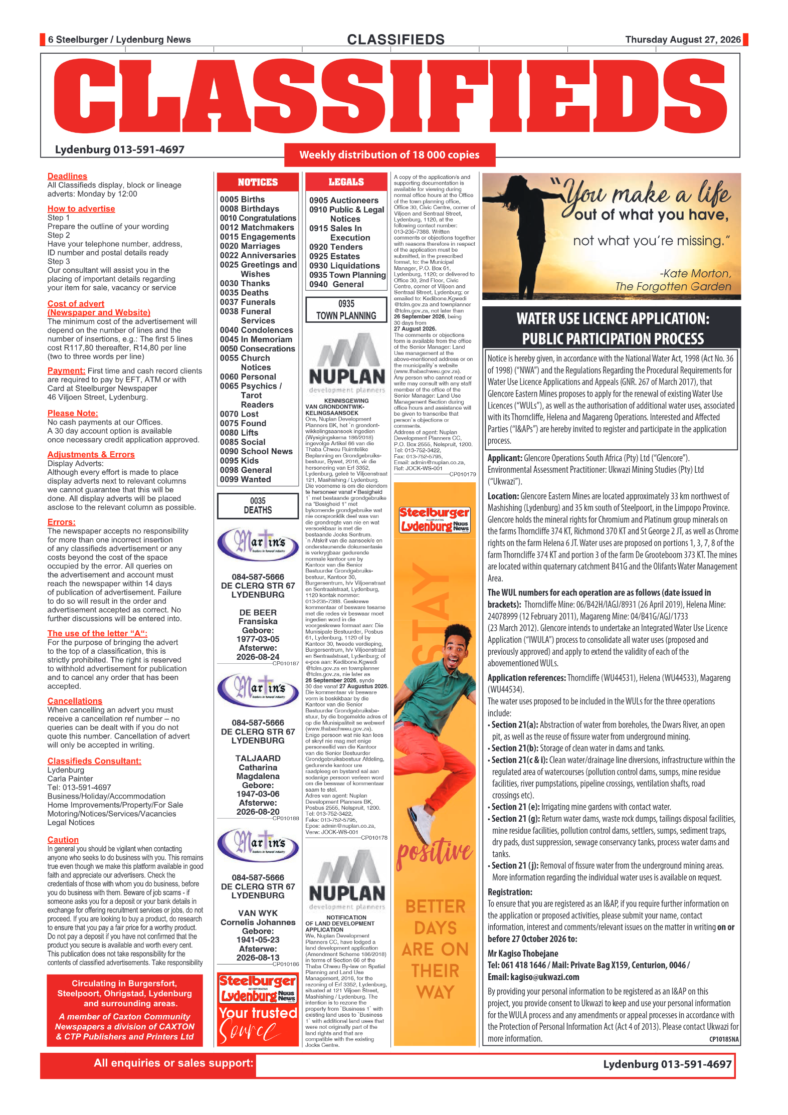 Steelburger News 27 August 2026 page 6