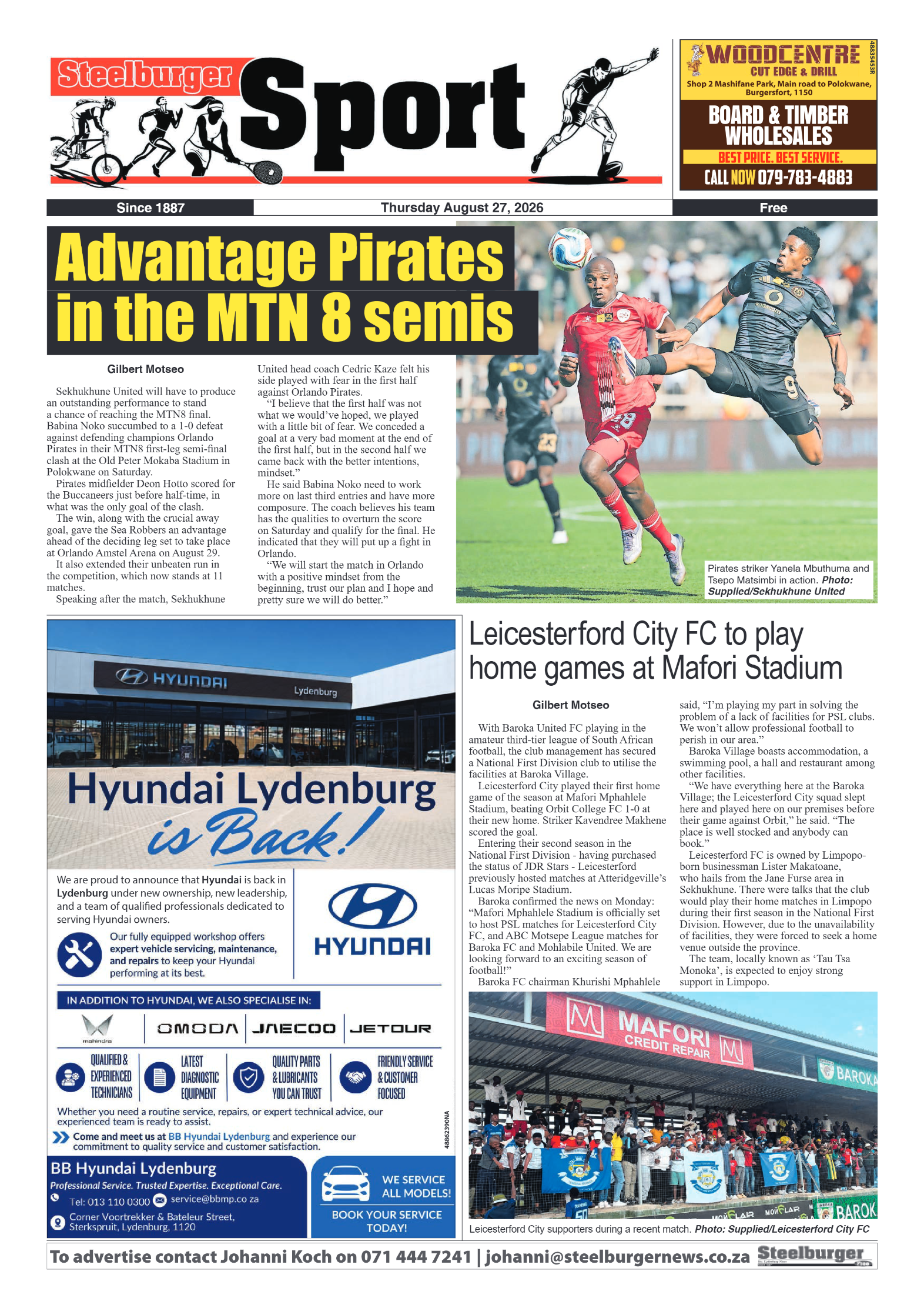 Steelburger News 27 August 2026 page 8