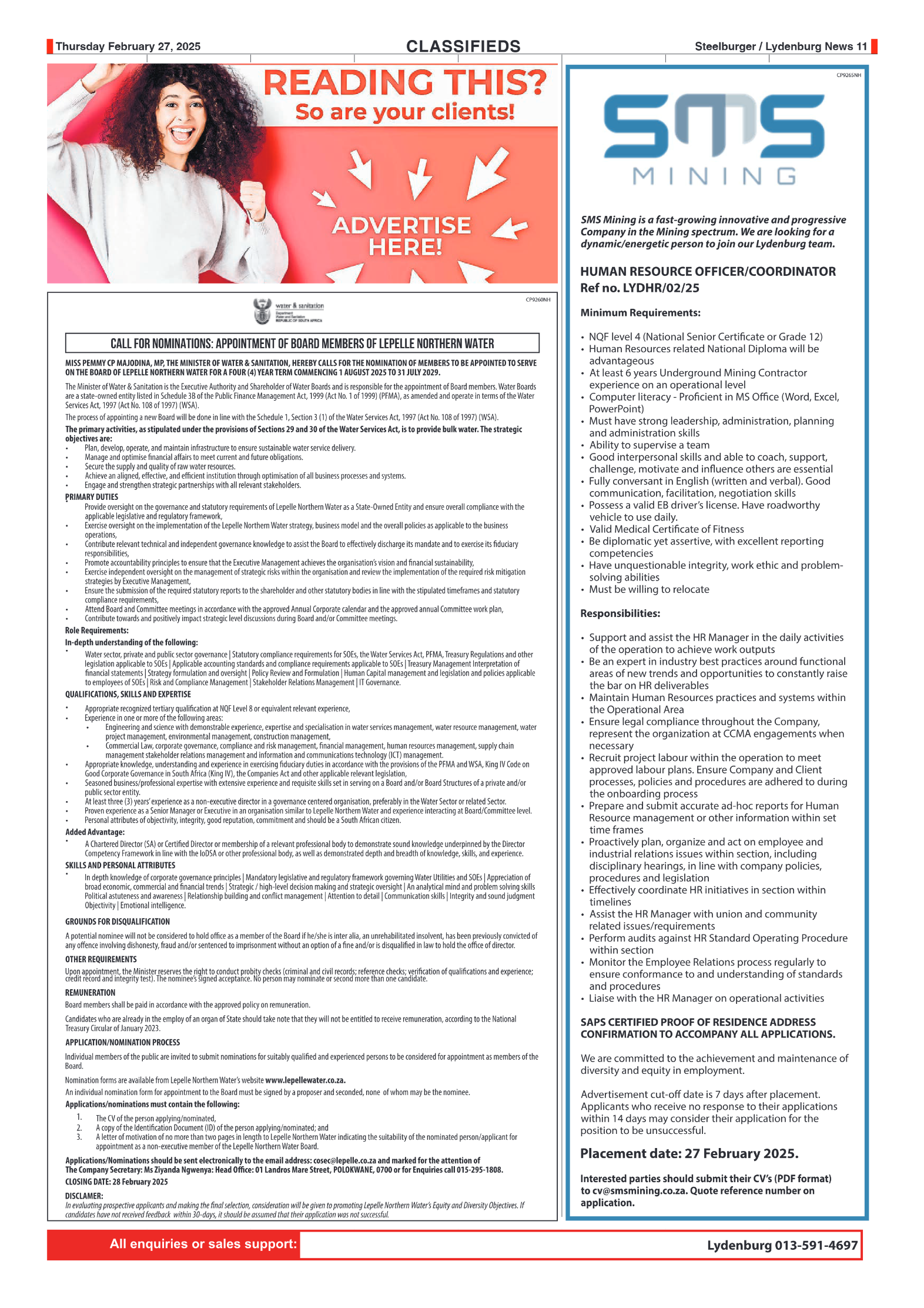 Steelburger News 27 February 2025 page 11